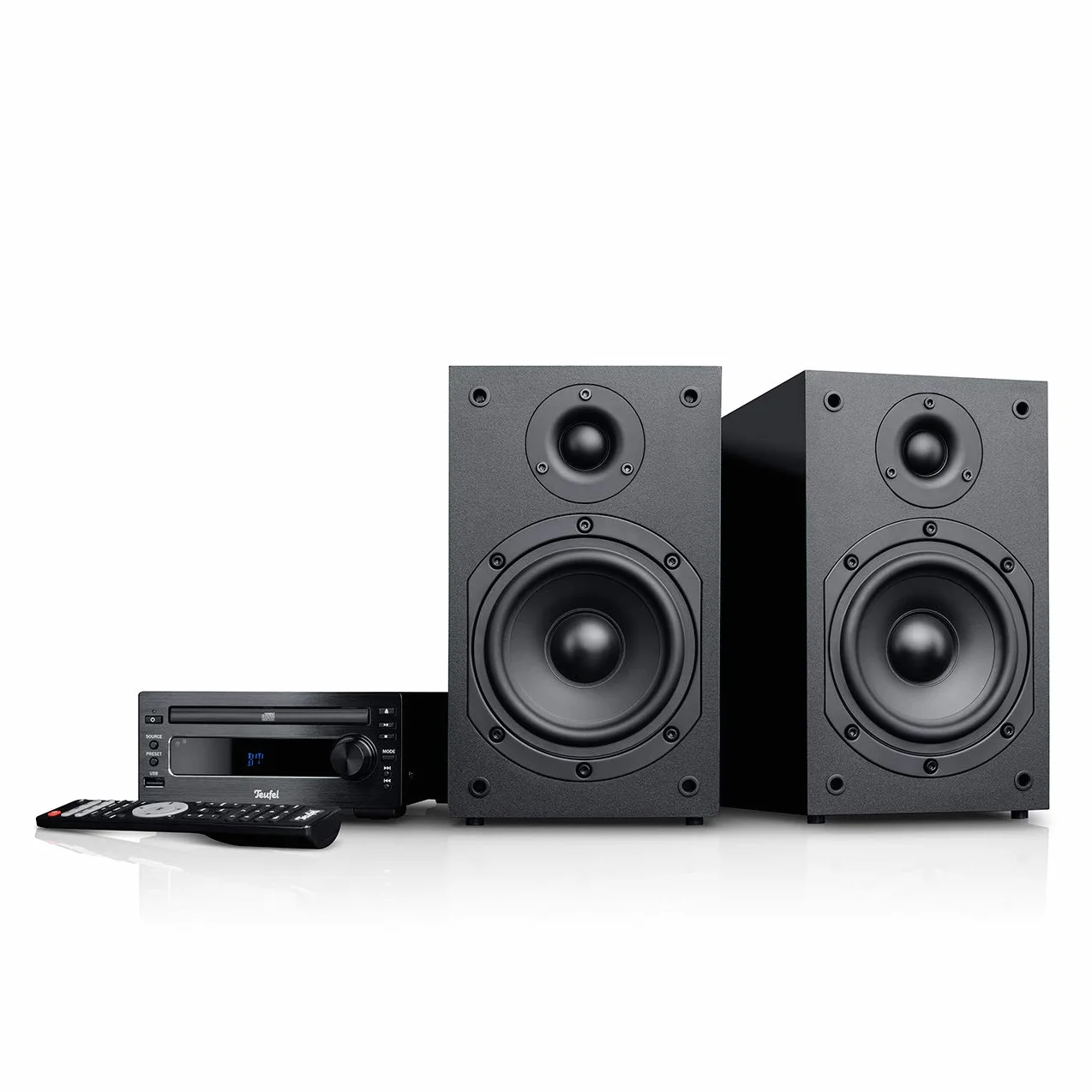 Teufel KOMBO 11 System stereo, odtwarzacz CD, Bluetooth, DAB+, czarny