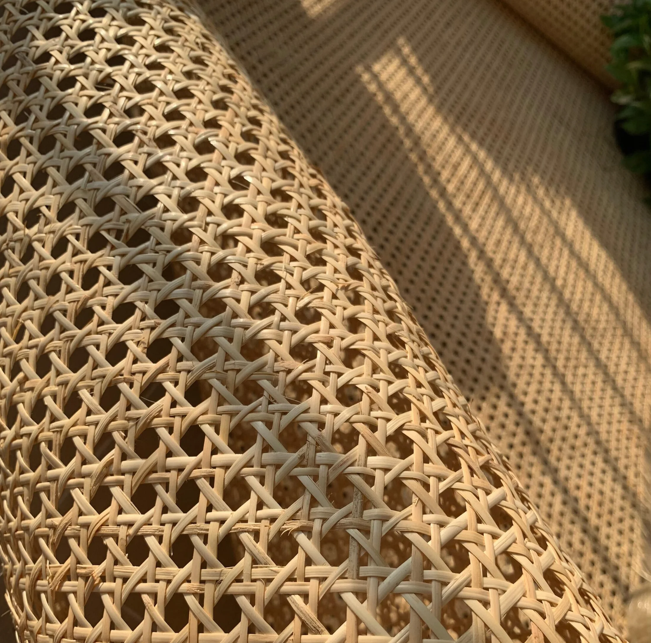 Naturalna kratka wiklinowa szerokość 80 cm na metry - rattanowa rolka 80 x 150 cm - duży rozmiar do mebli i tapicerki krzeseł