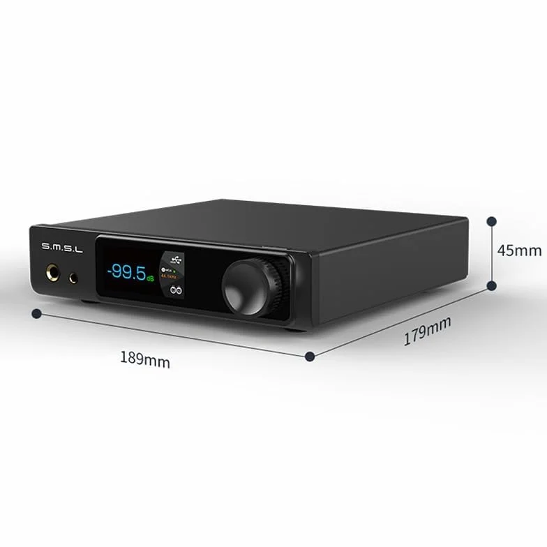 S.M.S.L RAW MDA1 Dual ES9039Q2M dekoder MQA MQA-CD LDAC Hi-Res DAC z pilotem zdalnego sterowania