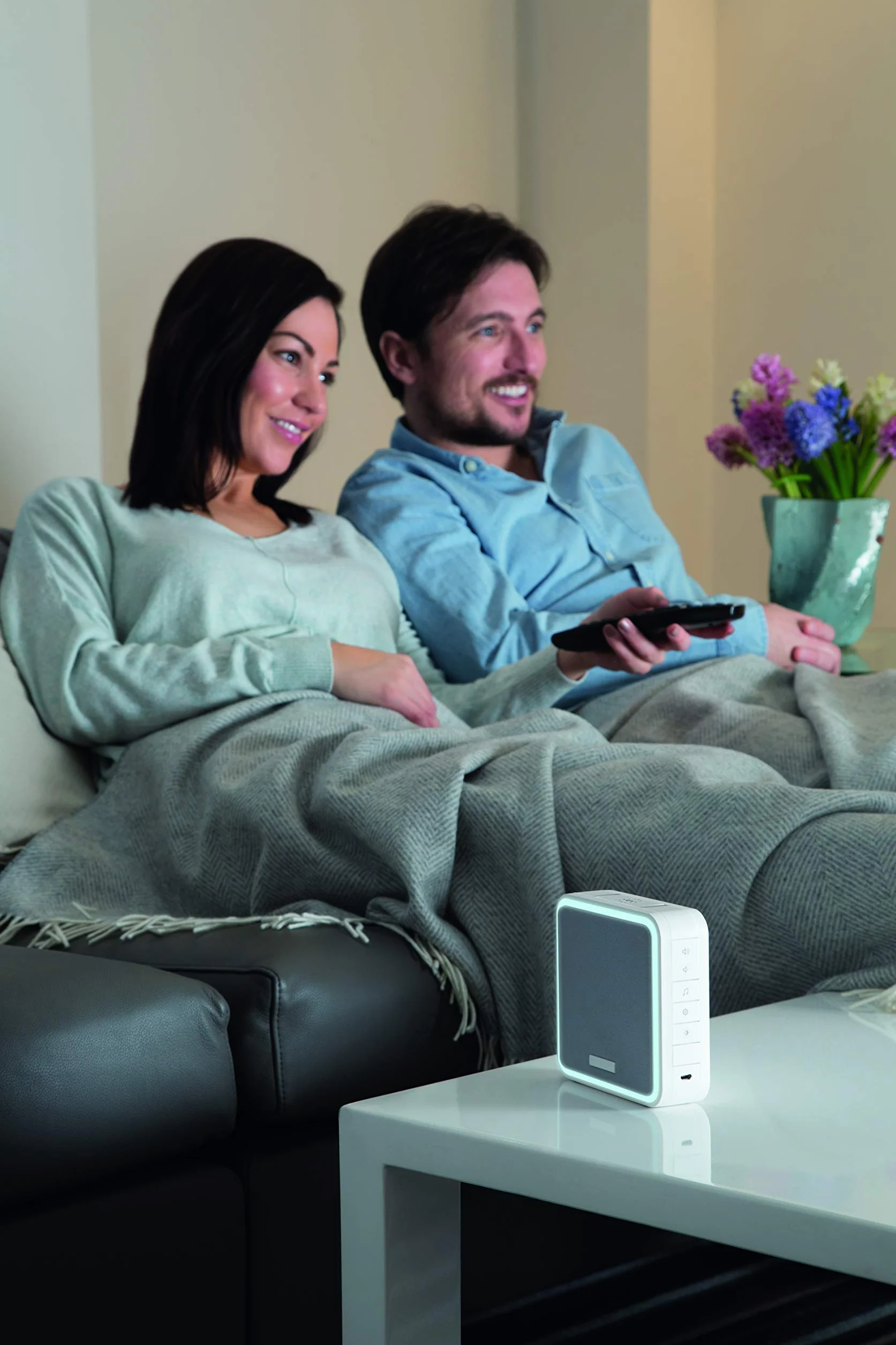 Honeywell Home DC915N Series 9 przenośny, bezprzewodowy dzwonek LED z przyciskiem (biały)