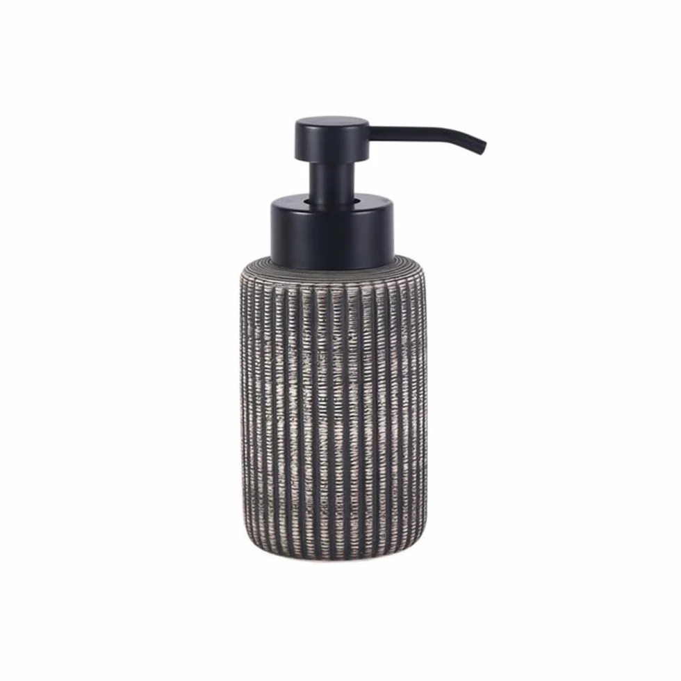 Dozownik mydła Ceramiczna pianka do mycia twarzy Butelka z dozownikiem Butelka do mycia twarzy Domowe puste butelki dozowniki do piany(Gris)
