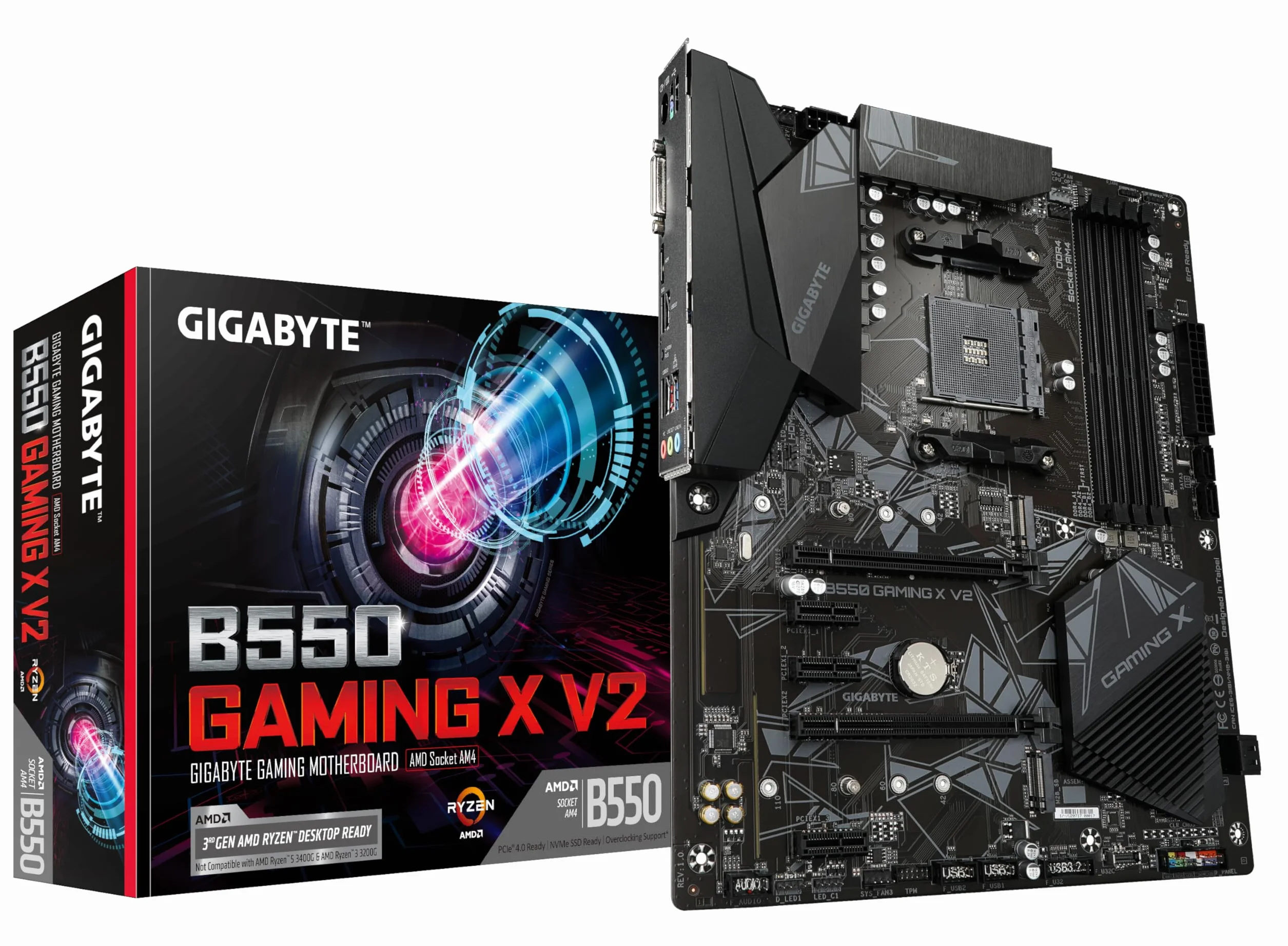 Gigabyte B550 Gaming X V2 Płyta Główna ATX Czarny