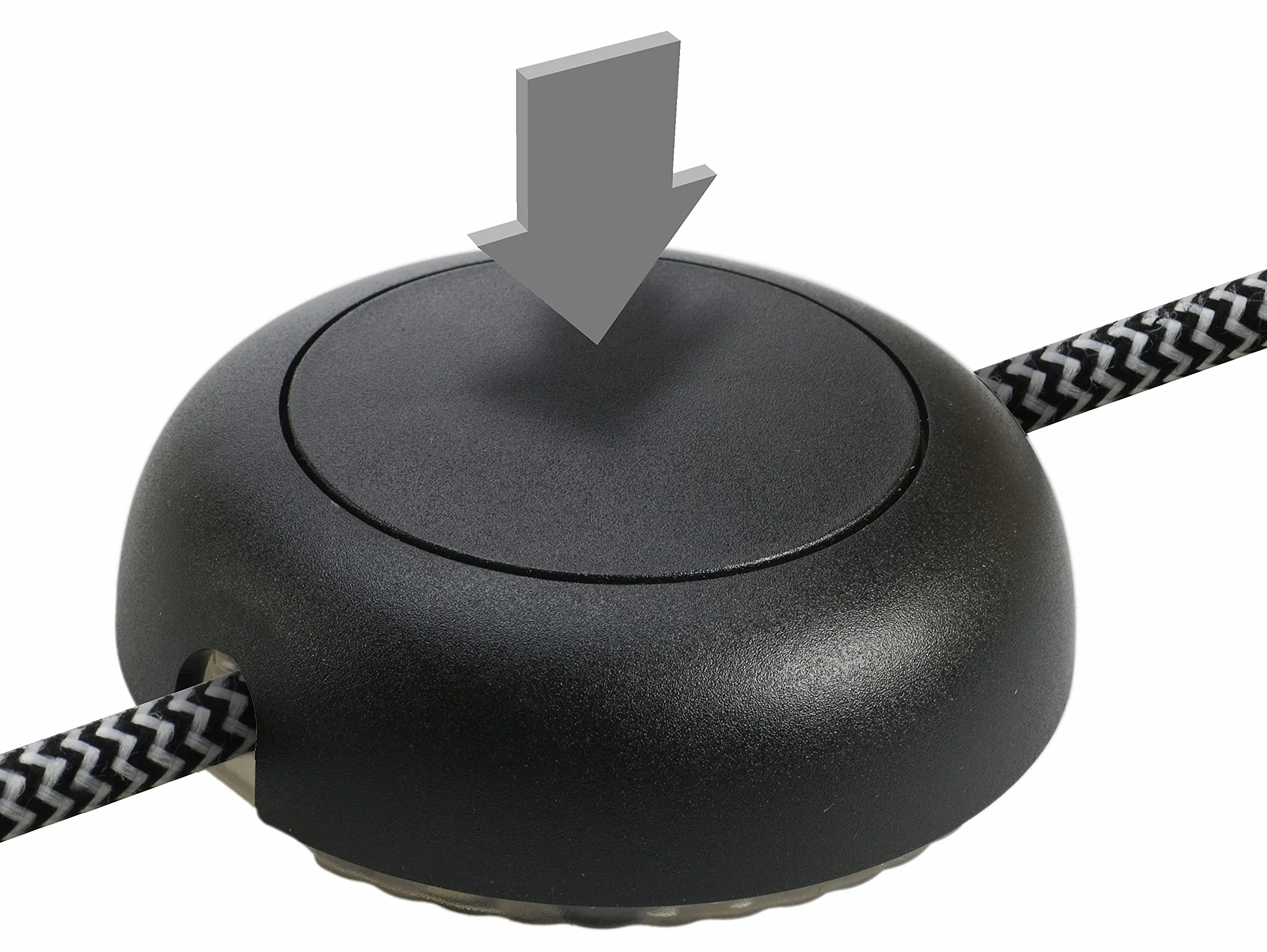 EHMANN 2420 x 0800 elektroniczny ściemniacz sznura T24.08 czarny, nacięcie fazowe, 230 V, 50 Hz, moc: LED 3-55 W, 5-150 W/VA