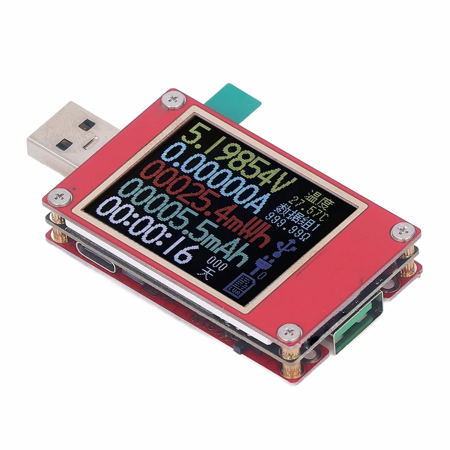 Tester Miernika USB PD Dynamiczne Monitorowanie Tester Napięcia i Pojemności Prądu Ładowarka Lekarz Kontroler Akumulatora USB Woltomierz Spustowy Amperomierz Multimetr Szybkie ładowanie ze Stali Nierd