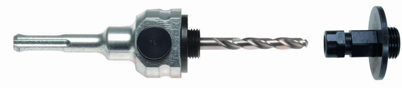 Adapter SDS plus z 2 złączami i HSS 105 mm wiertłem centrującym do otwornic BI-Metall 68303