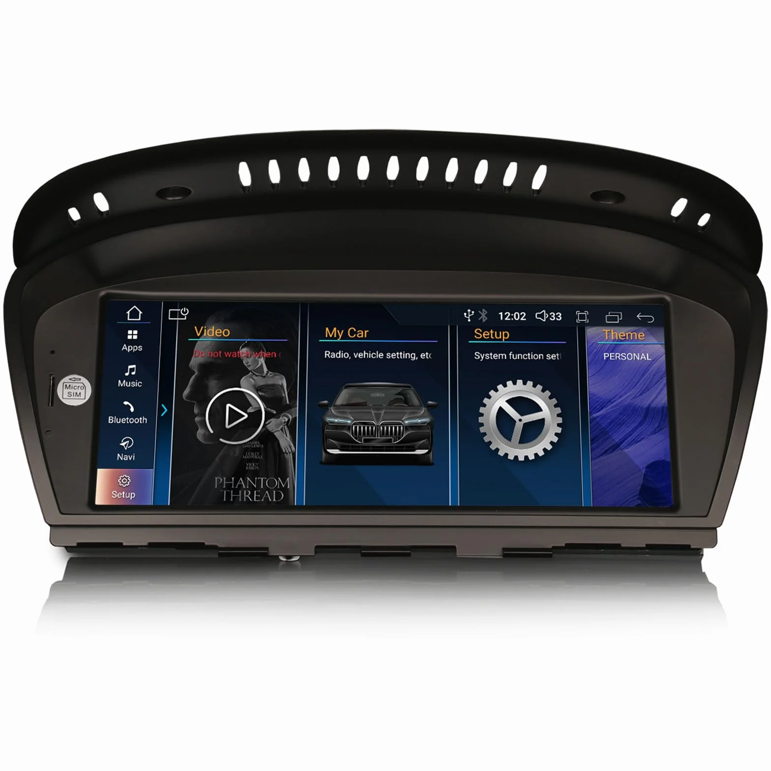 Erisin radio samochodowe Android 13 8-rdzeniowy 4 GB RAM 64 GB ROM GPS Bluetooth do BMW E90 E91 E92 E93 E60 E61 E63 E64 CIC iDrive CarPlay
