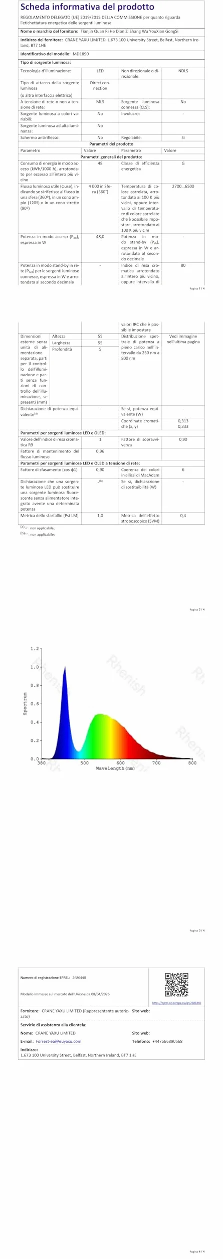 Biała Lampa Sufitowa LED | Nowoczesna Okrągła Lampa Dziecięca | Gwiazda Gwiaździste Niebo Dzieci Światło | Ø55cm 48W | Możliwość Przyciemniania Za Pomocą Pilota | Pokój Dziecięcy Chłopcy Dziewczęta