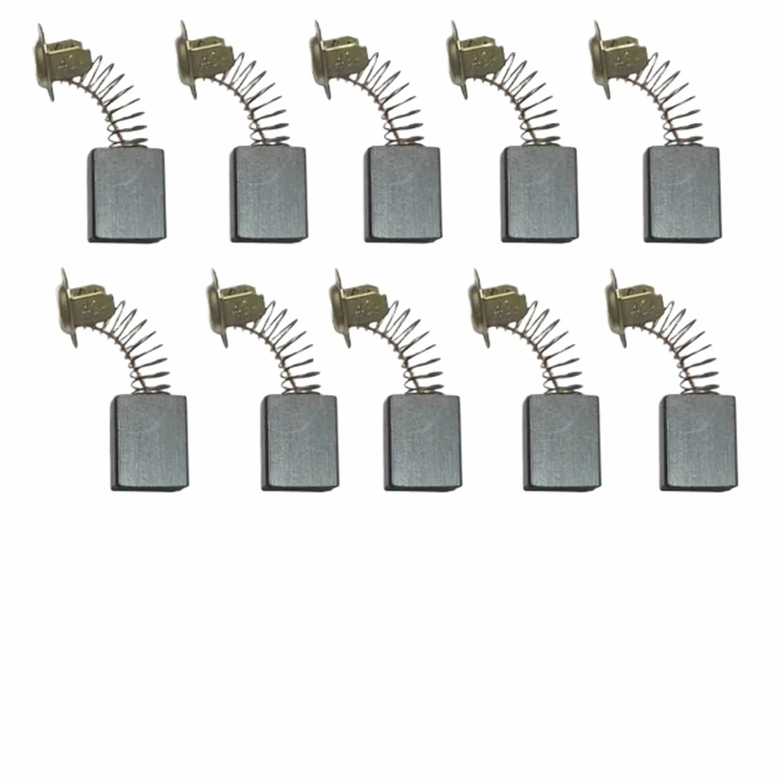 10 sztuk/partia 7 × 11 × 16 mm elektronarzędzie grafit miedź silnik szczotka węglowa części zamienne do silników elektrycznych wymiana szczotki grafitowej