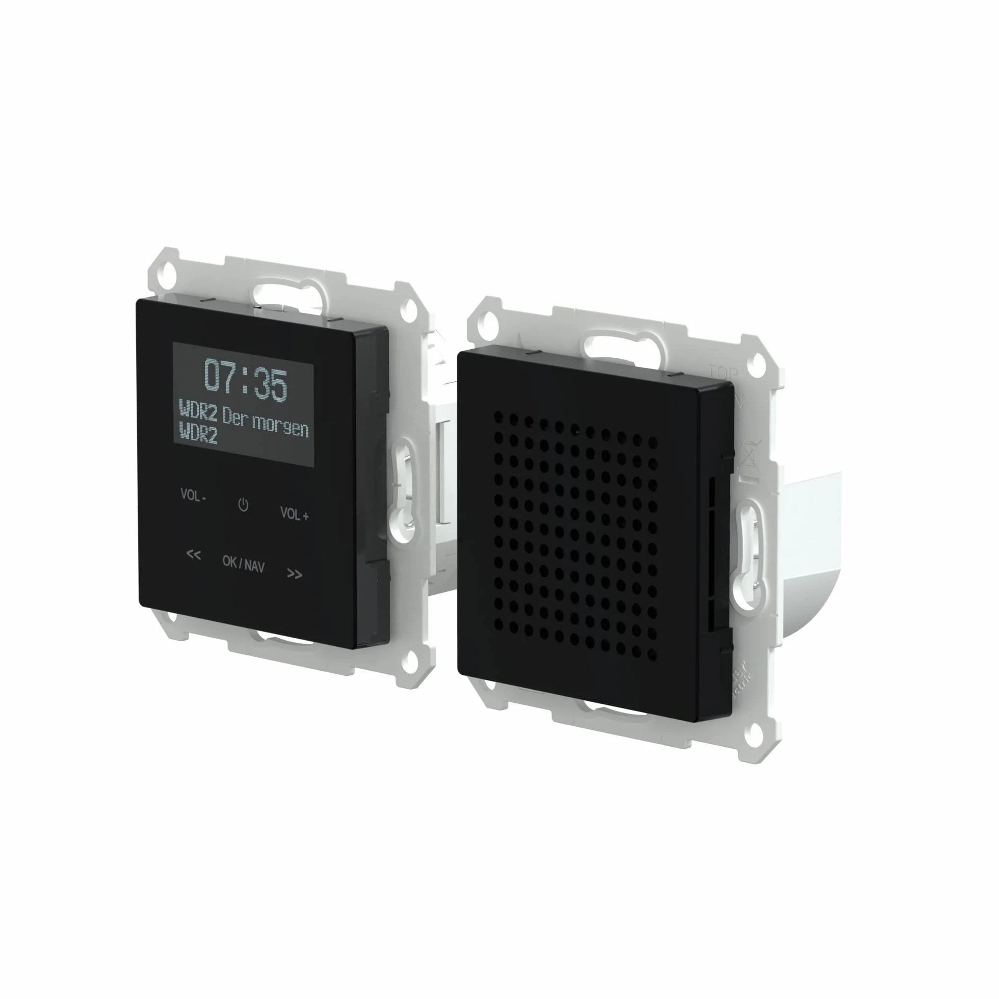 Schneider Electric Meg4375-0303 Radio Podtynkowe, Czarny, ‎15 x 7,8 x 5 cm; 333 g