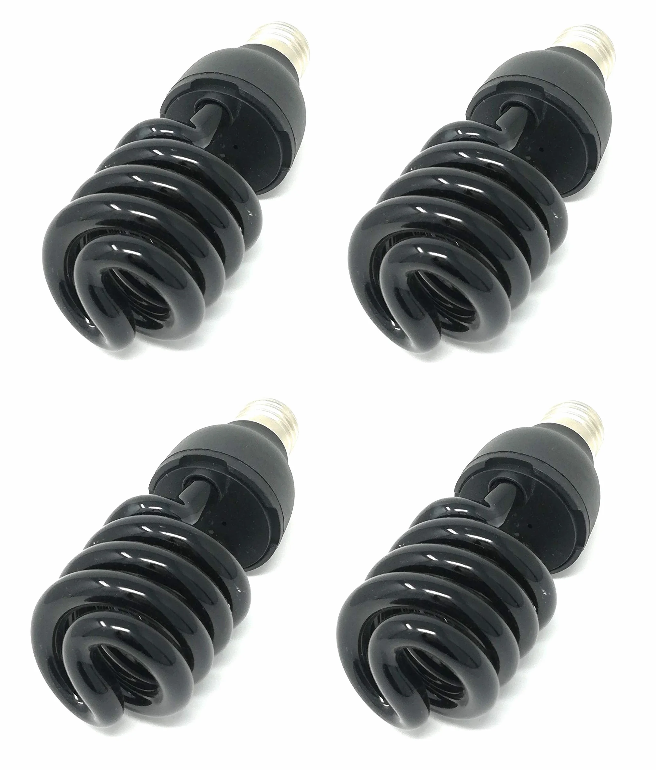 4 x Spiralna żarówka UV z czarnym światłem, 28 W, na dyskotekę, imprezę, efekt neonowy