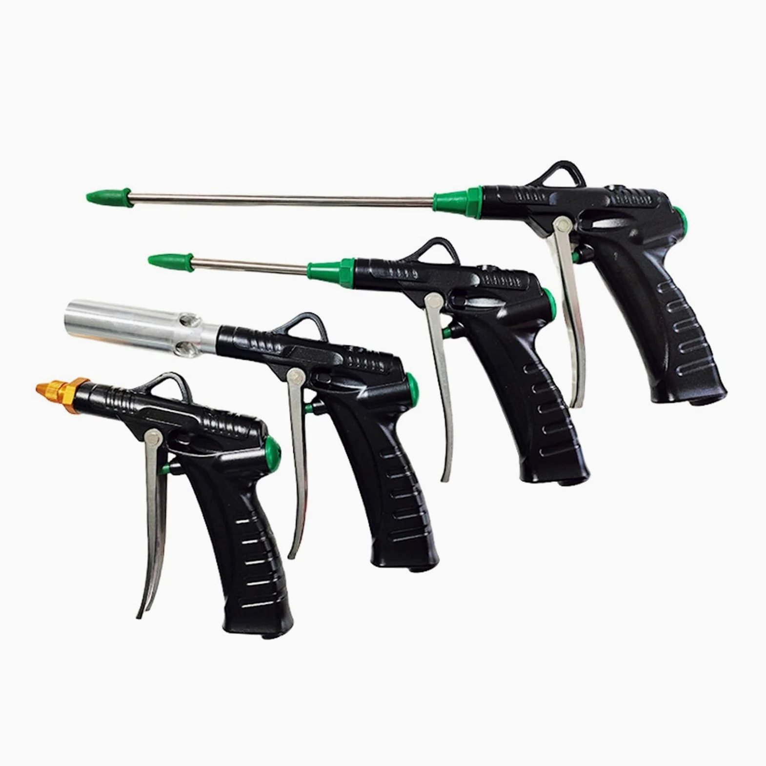 Rozpylacz farby, Pistolet Pneumatyczny Do Przedmuchiwania, Sprężarka Ze Stopu Aluminium, Przenośny Odkurzacz, Dmuchawa Pyłu Wysokociśnieniowa, Czyszczenie Dyszy do mebli, szafek(Body with Long nose)