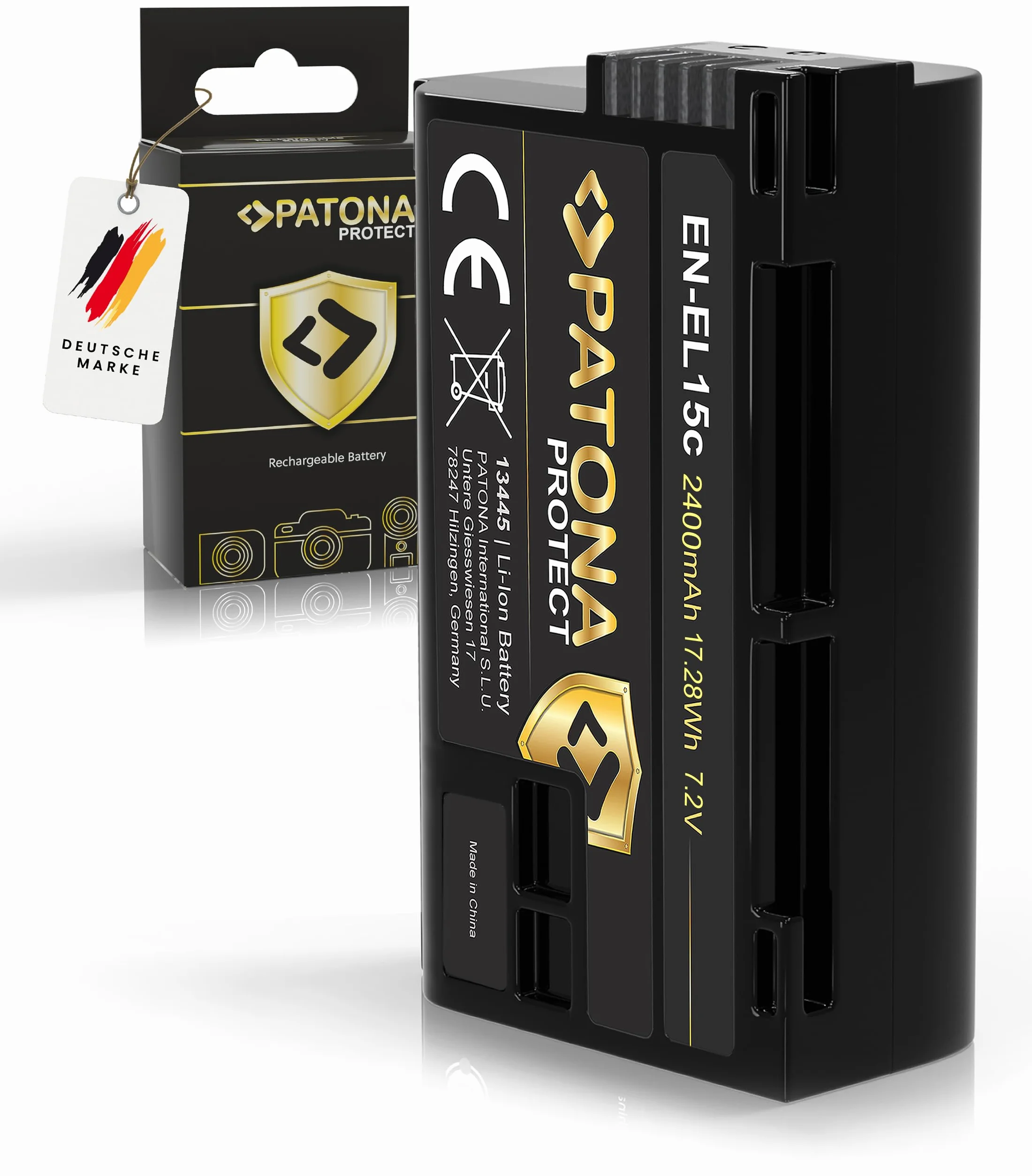 PATONA PROTECT EN-EL15c akumulatory 2x 2600mAh ładowarka USB-C 1500mA PD kompatybilna Zf Z6III