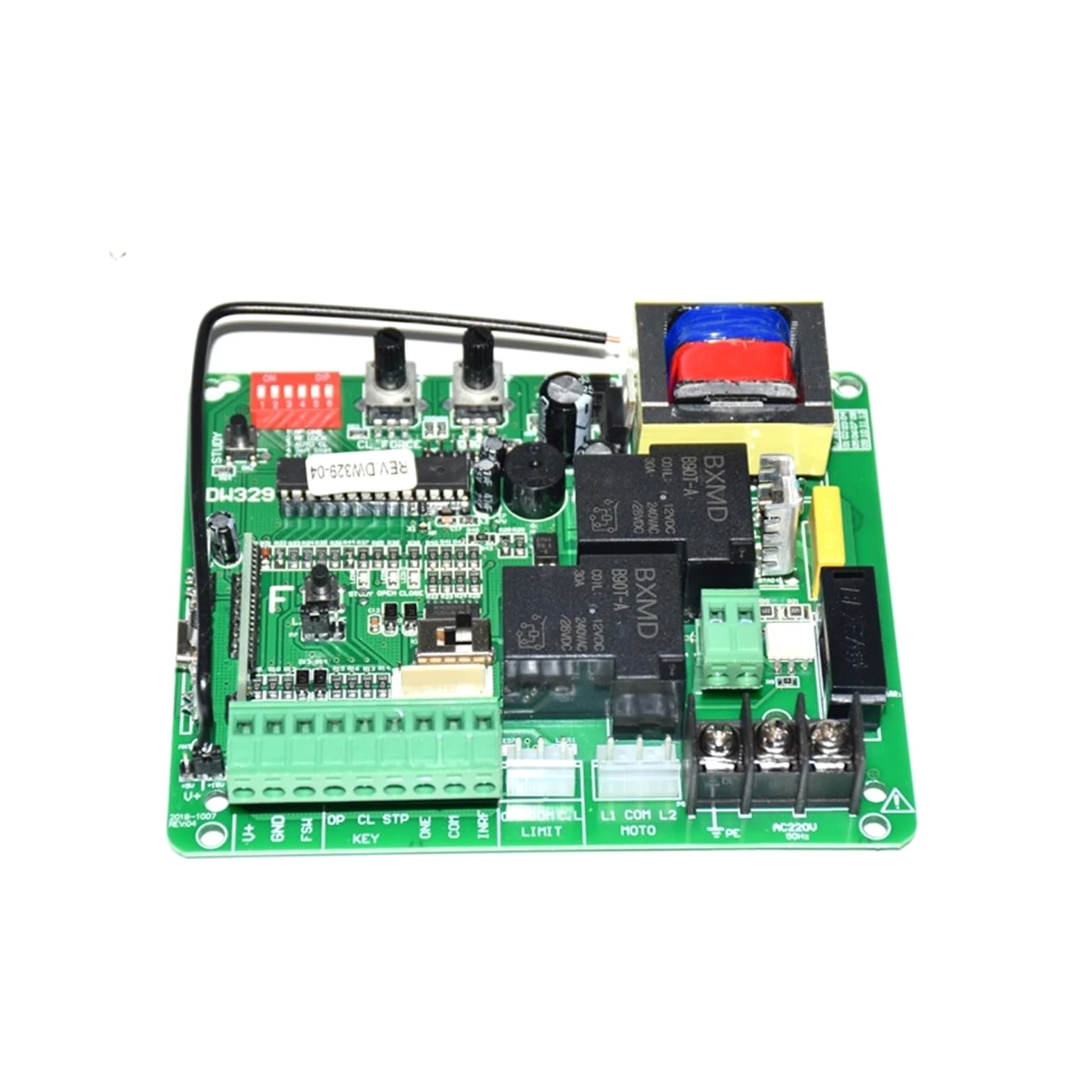 Automatyczne Samozamykacze, 220VAC 370W do 1000W NO otwieracz bramy przesuwnej tablica sterowania silnikiem karta elektroniczna kontroler Pcb z opcjonalnym pilotem(Board 4 remotes)