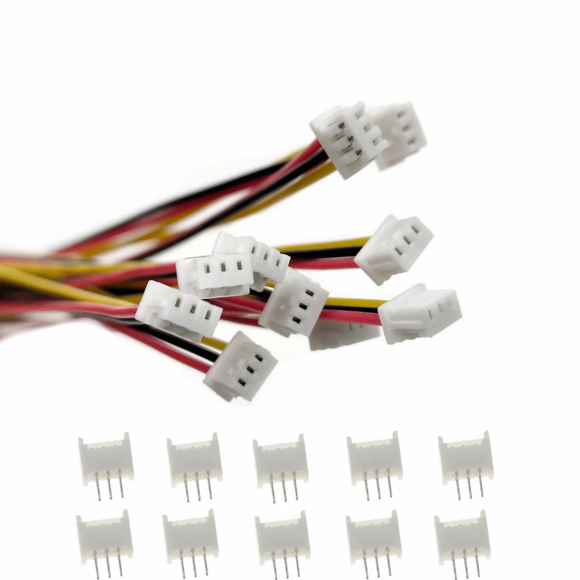 JST 1,25 mm 3-biegunowa mini wtyczka elektronika UL1571-26AWG 20 cm kabel gniazdo zestaw złączy