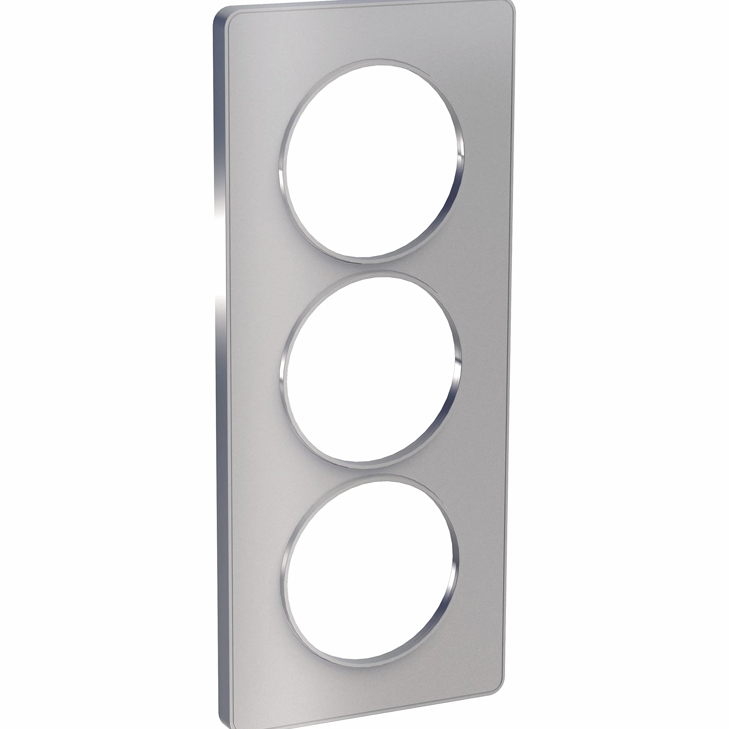 Odace Touch, Aluminiowa płyta 3 pionowe słupki 57mm