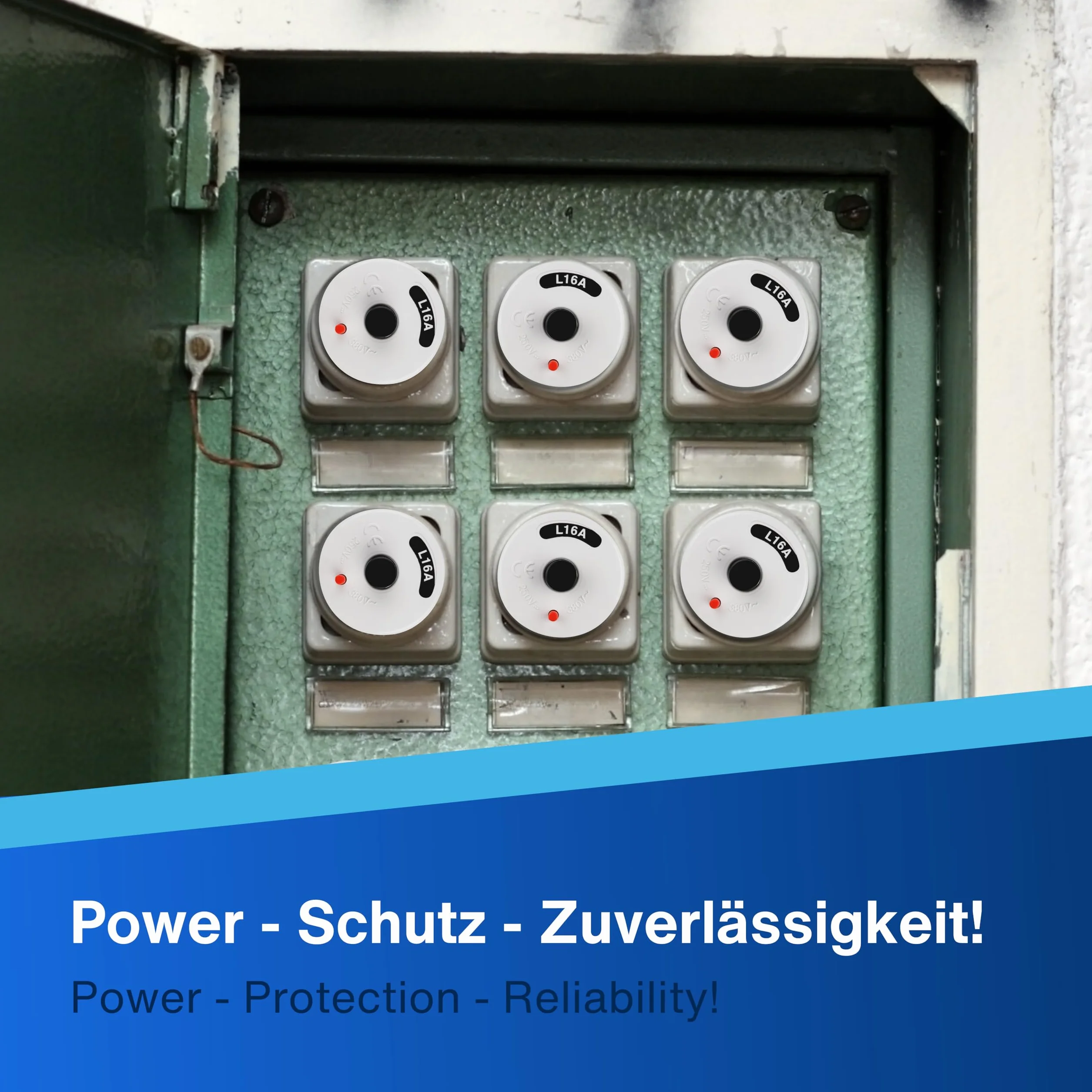 REV Zabezpieczenie śrubowe, automat śrubowy 16 A, średni udźwig (L), biały