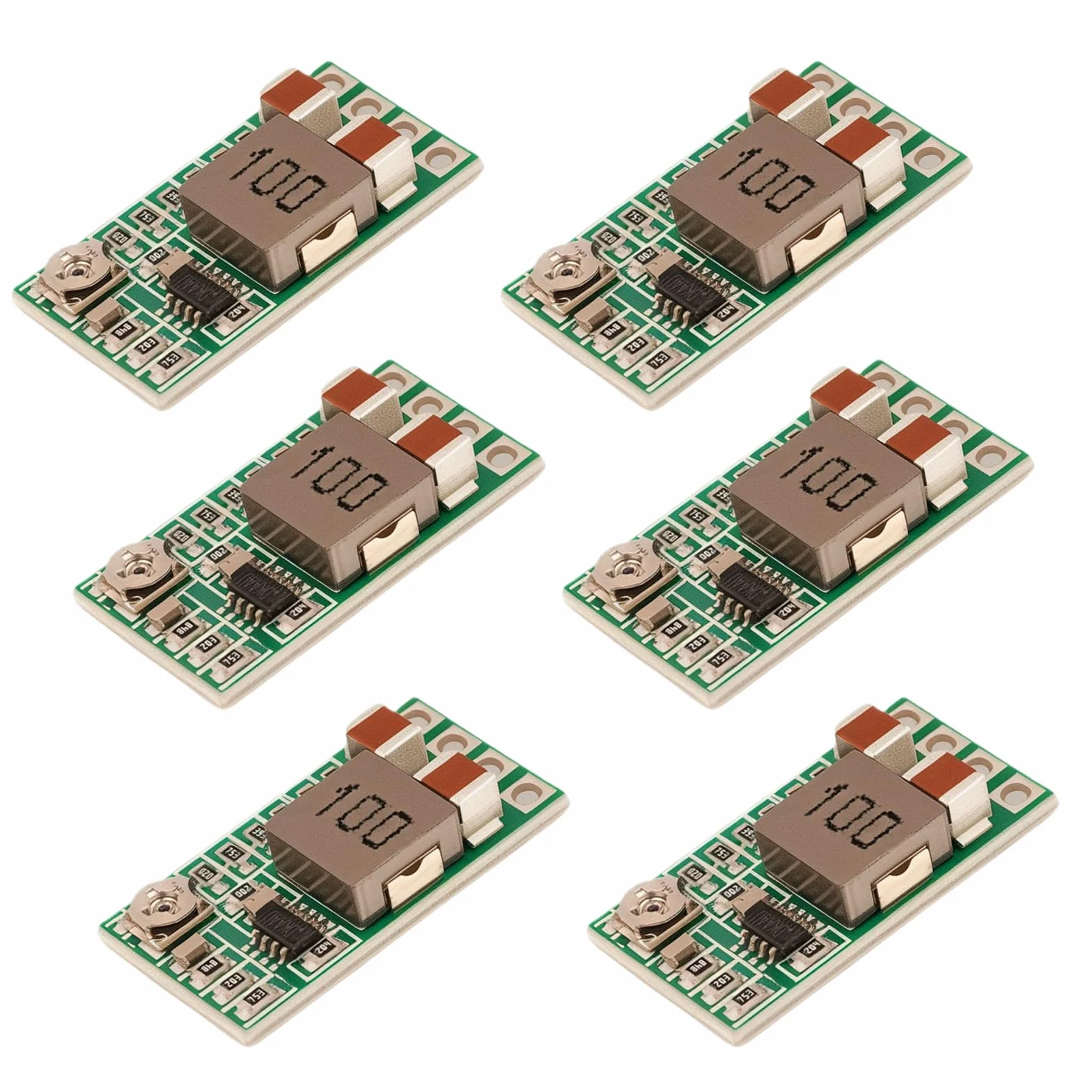 DC-DC Step Down Buck Konwerter 4,5–24V do 0,8–17V 5V 3A LAOMAO Mini Regulowany Transformator 3,3V 5V 9V 12V Zasilacz Moduł Zasilania (6-szt. zestaw)