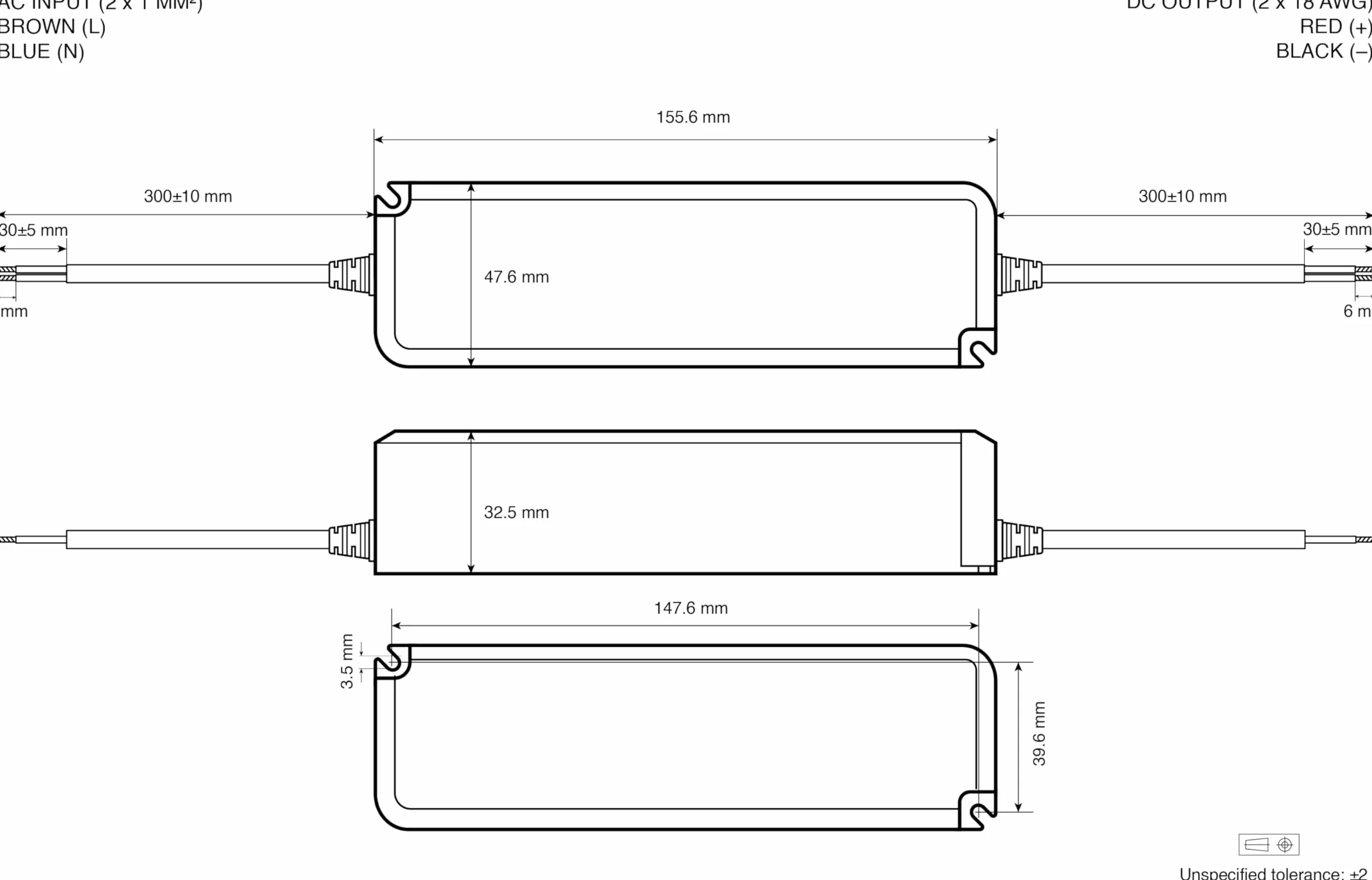 Transformator LED 24 V 150 W Wodoszczelny IP67 Bez Migotania Do Taśm LED, Zasilacz Sieciowy