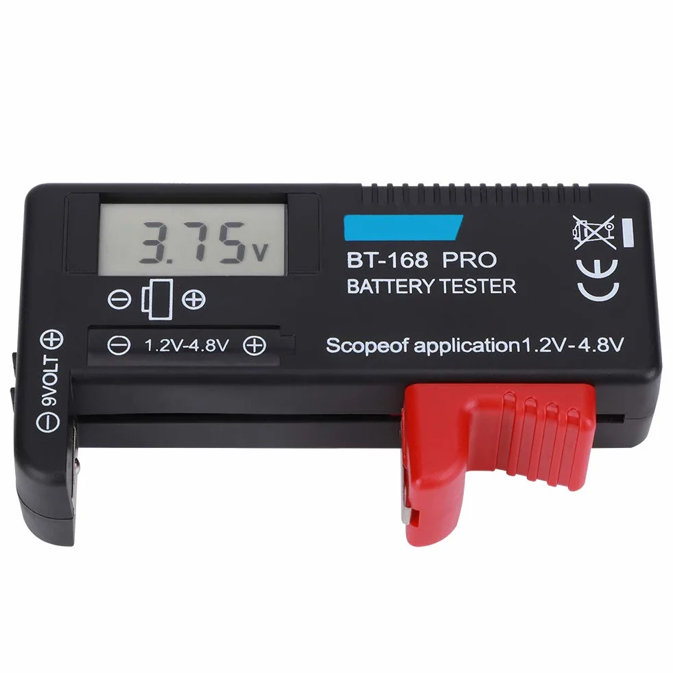 Cyfrowy tester baterii LCD BT 168Pro 1,2V 4,8V do AAA AA