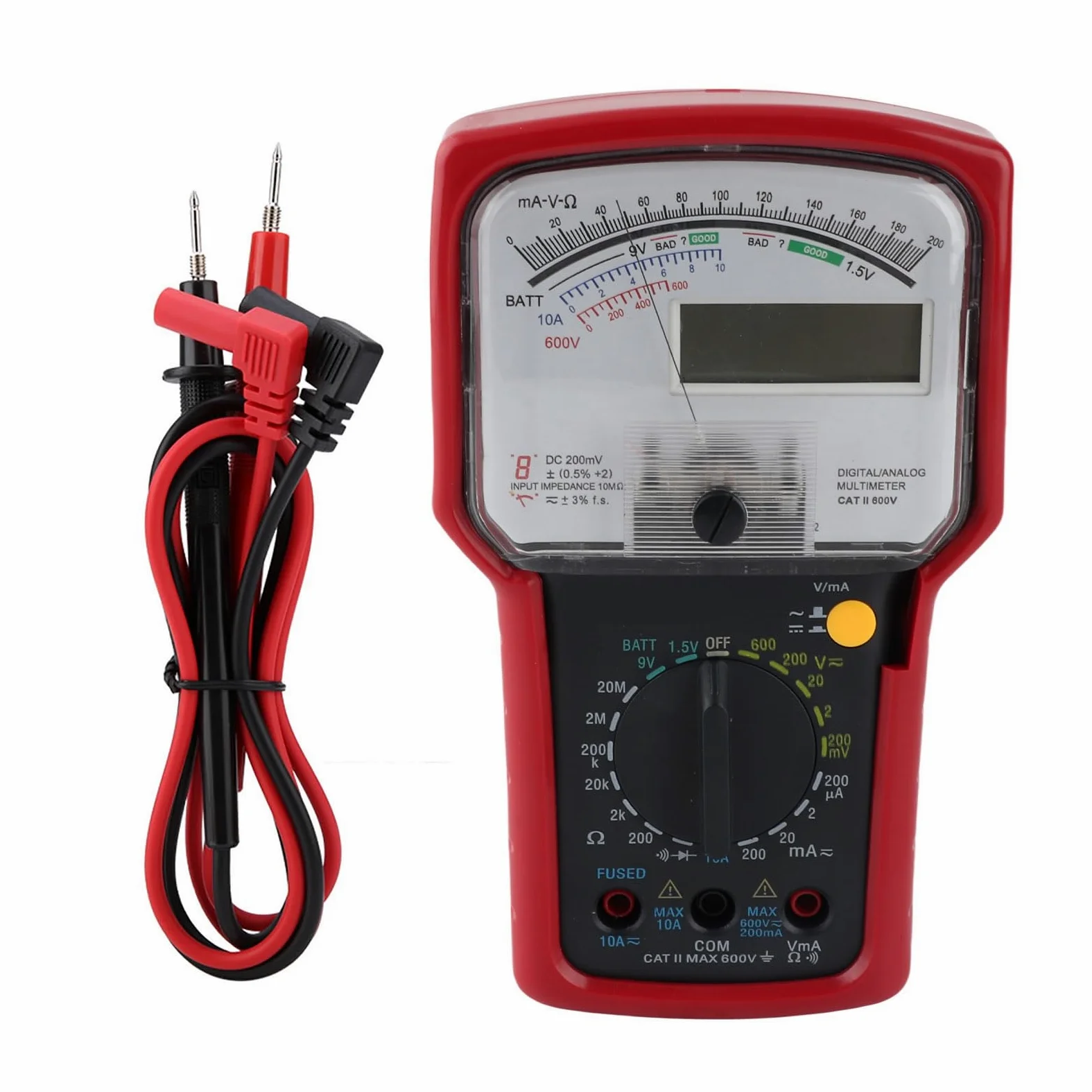 KT7030 analogowy multimetr cyfrowy wysoka czułość wysoka dokładność podwójny wyświetlacz wielofunkcyjny tester elektryczny dla profesjonalnych inżynierów elektryków