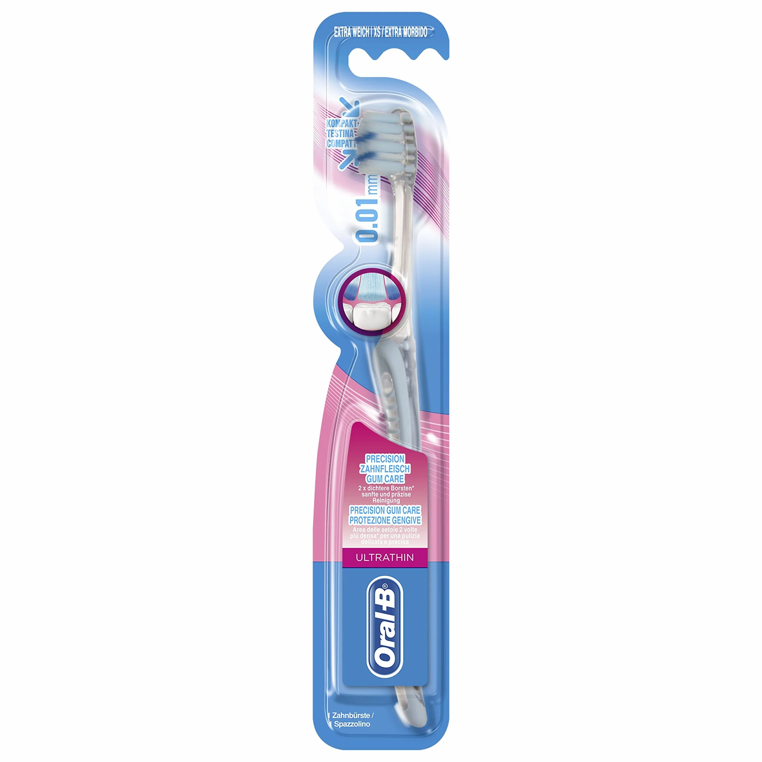Oral-B UltraThin Precision Gum Care ręczna szczoteczka do zębów, bardzo miękka