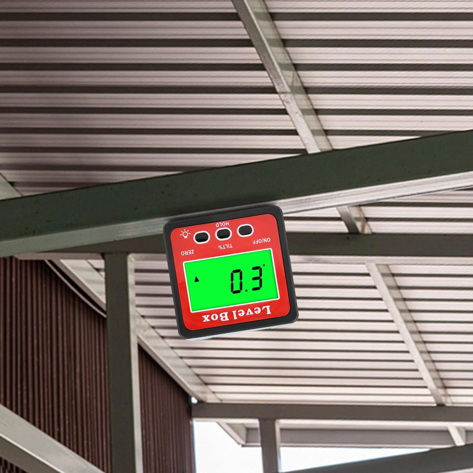 Cyfrowy miernik kąta, cyfrowa elektroniczna poziomnica i miernik kąta z podstawą magnetyczną i podświetleniem LCD, do obliczeń w stolarstwie, budownictwie, murarстwie, motoryzacji