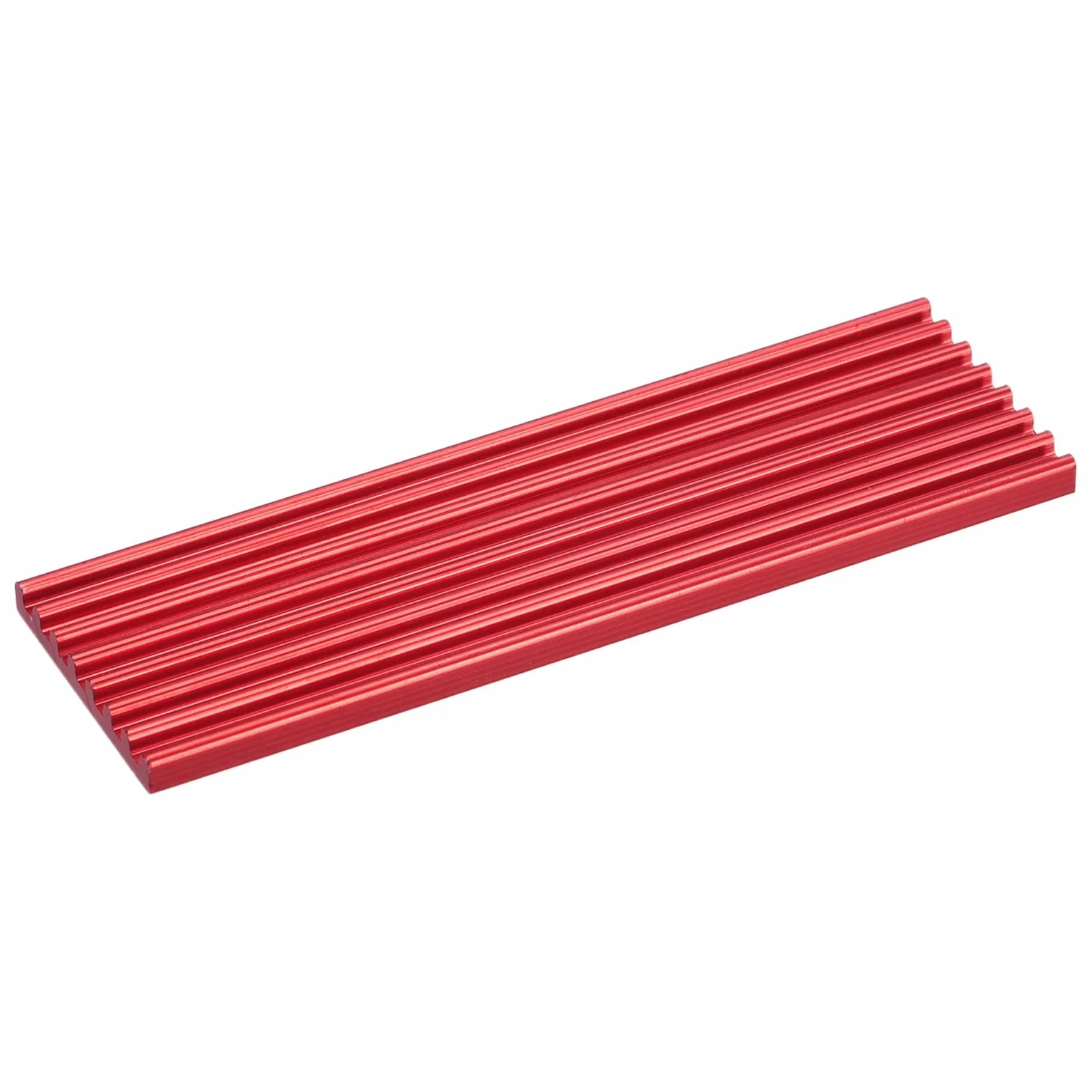 QUARKZMAN 1 opakowanie M.2 2280 Nvme SSD radiator z podkładką przewodzącą ciepło ze stopu aluminium, radiator do komputera, laptopa, 70 x 22 x 3 mm, czerwony