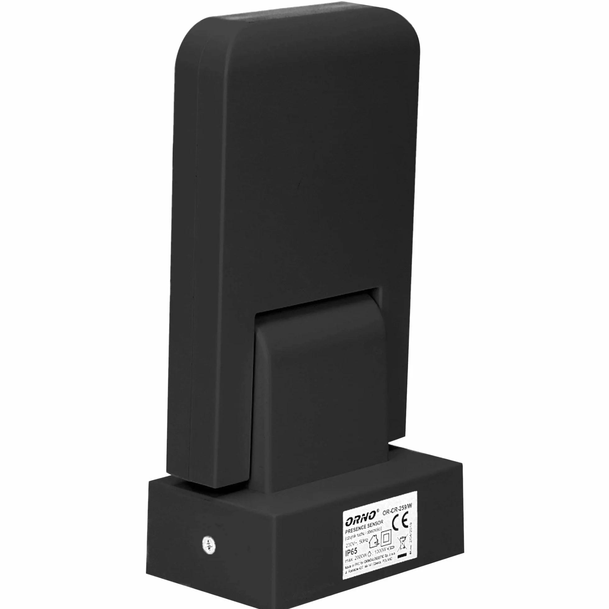 Orno CR-259/B czujnik ruchu na zewnątrz IP65 360 stopni z czujnikiem zmierzchu (czarny)