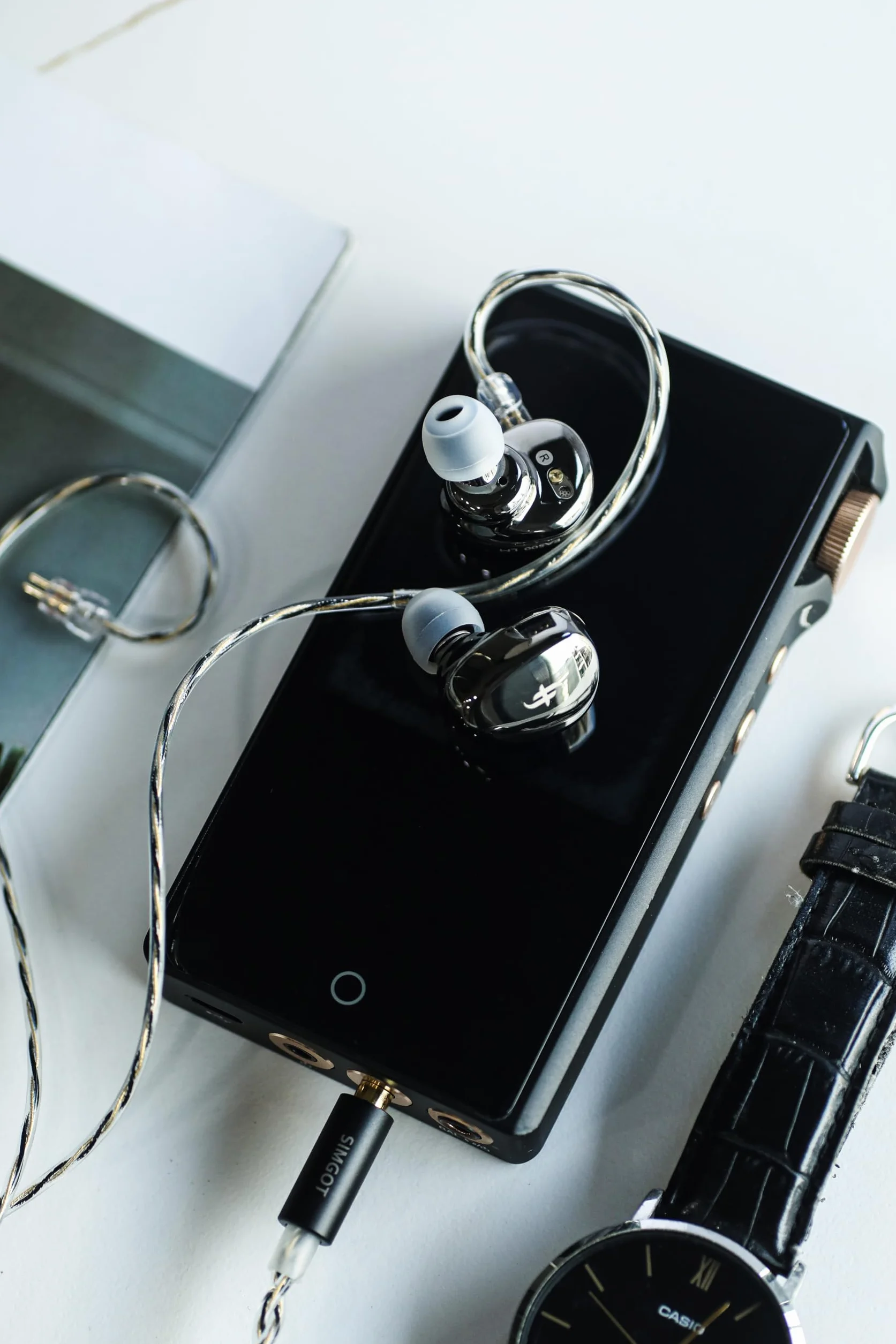 Simgot EA500 LM 2nd Gen Dual-Magnet Dual-Cavity Dynamic Driver In-Ear-Monitor przewodowe słuchawki do gier