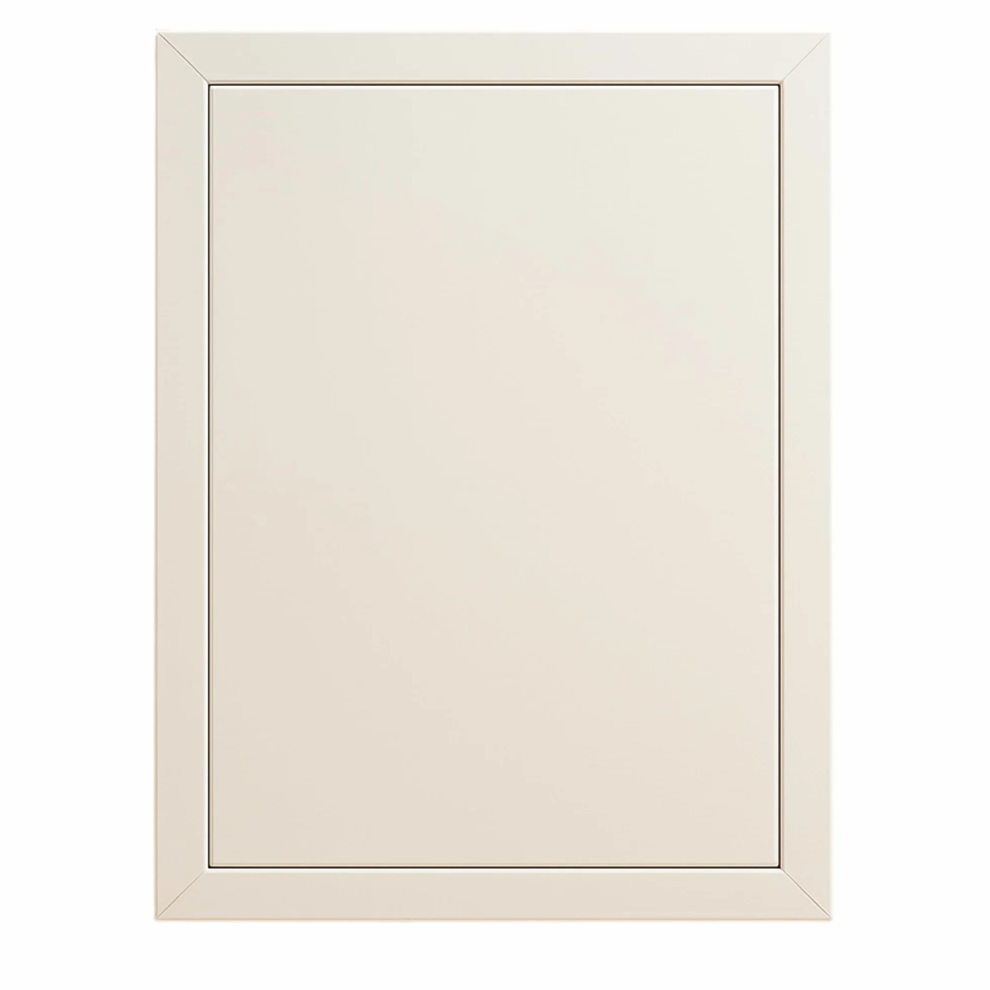 TMALASER Drzwi rewizyjne metalowe 50 x 50 cm stal ocynkowana – klapa rewizyjna biała 500 x 500 mm push to open/Klick-Klack - drzwi inspekcyjne do ścian murowanych i karton-gips