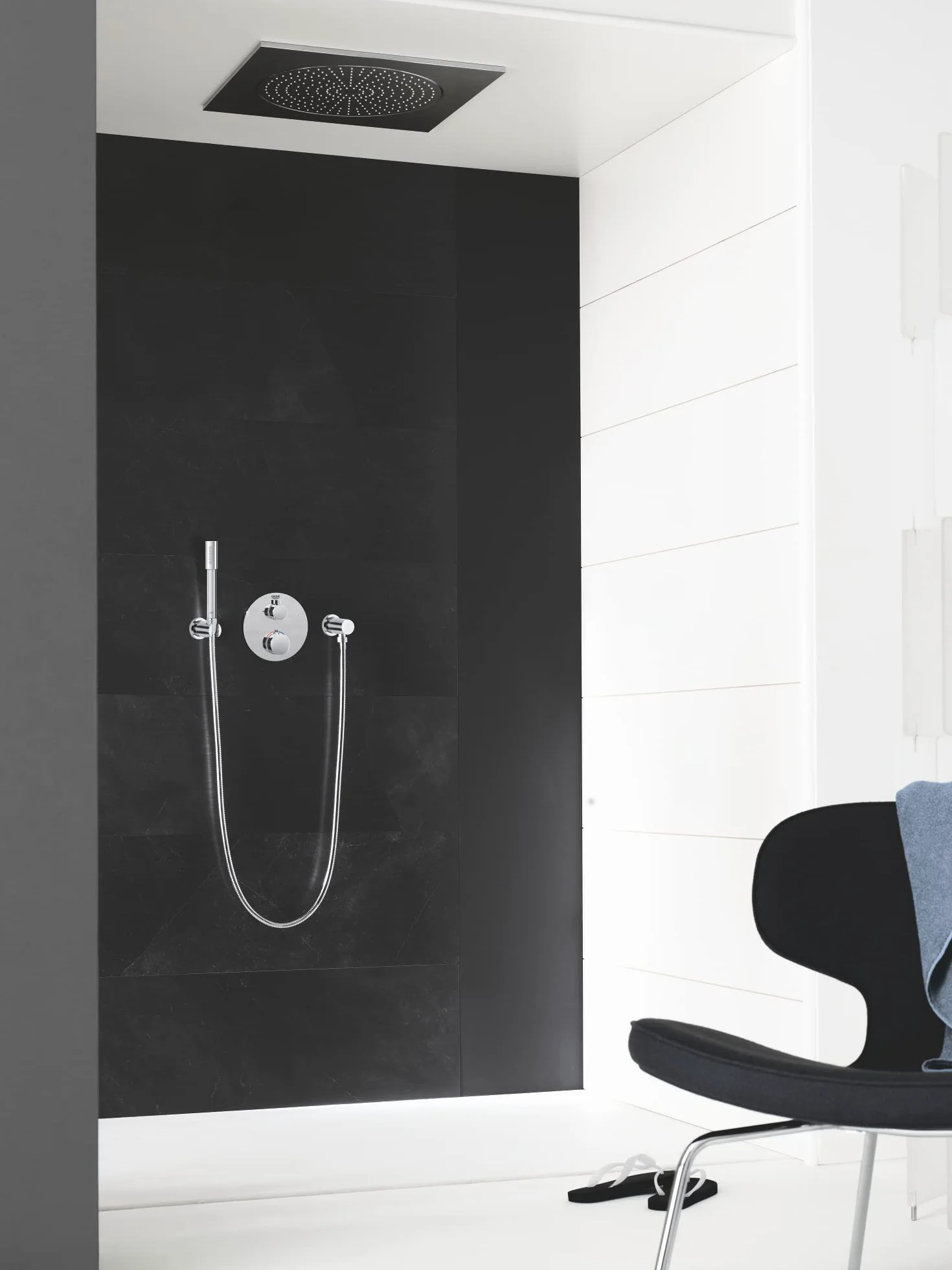 GROHE 24075000 Termostatyczna bateria prysznicowa - Chrom, 24076000