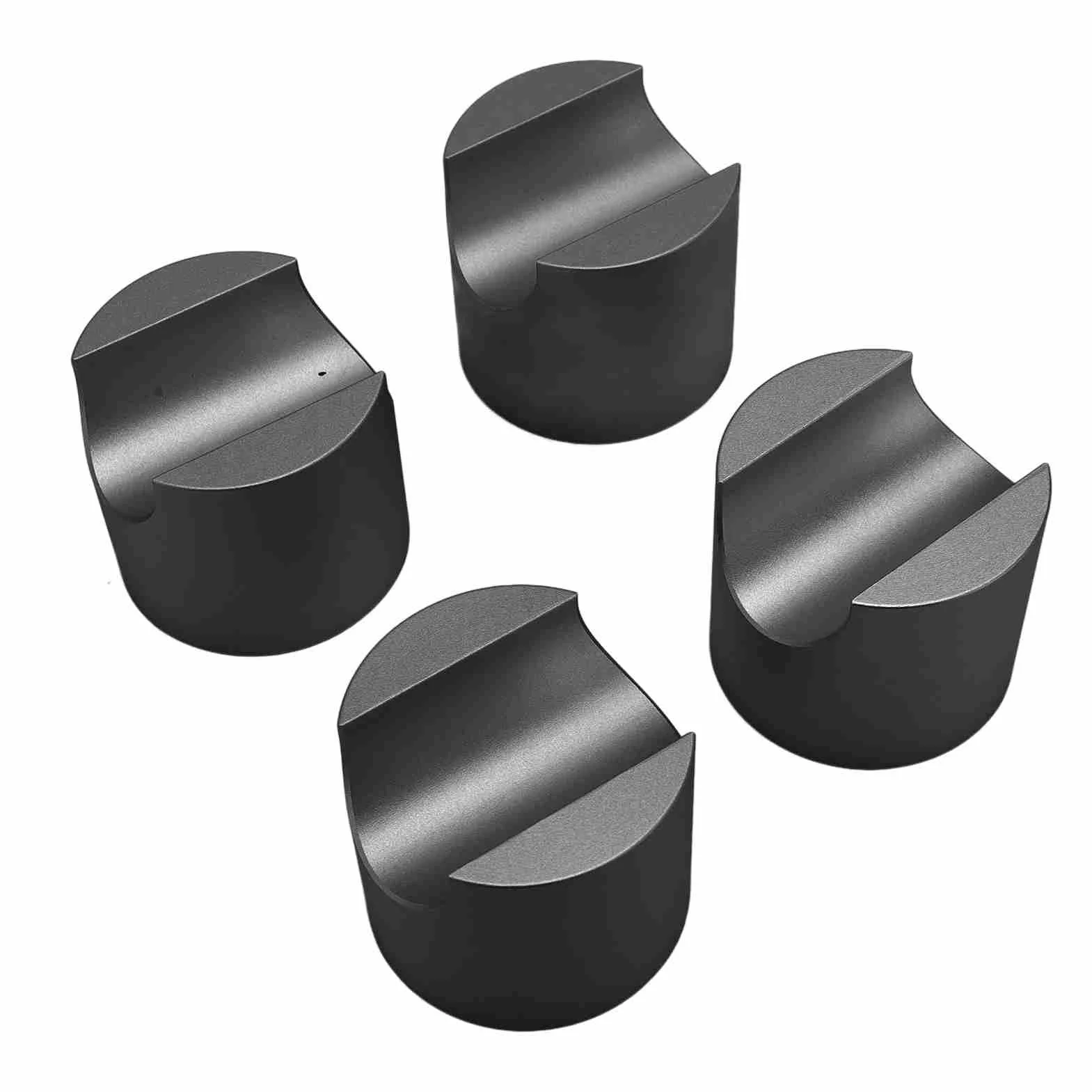 Zunate Aluminiowy Zacisk do Kabli, 4 szt. |Stabilizator Zaciskowy Przewodu Głośnikowego HiFi do Redukcji Wibracji Kina Domowego (BLACK)