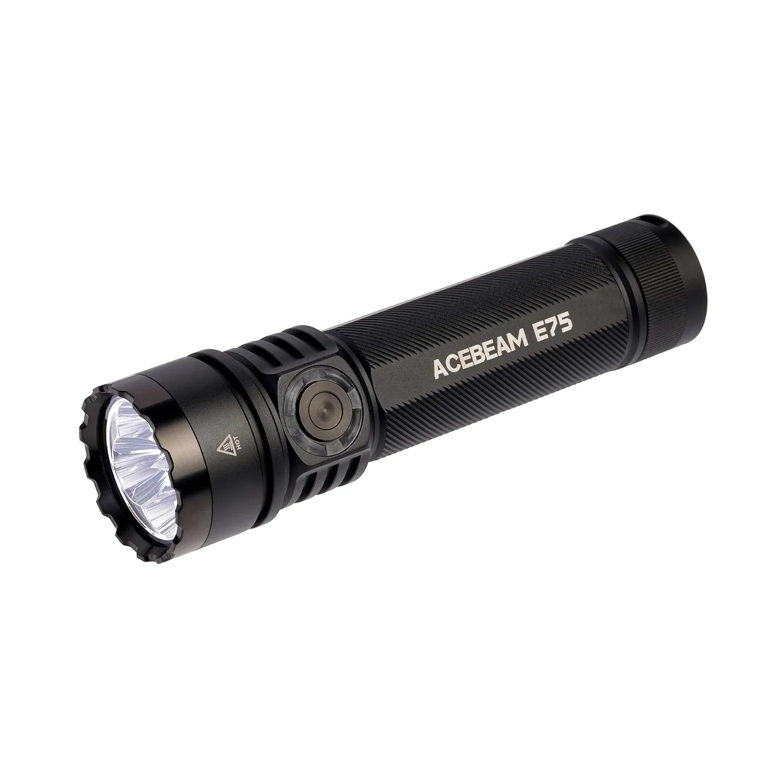 ACEBEAM E75 Latarka o wysokiej jasności 3000 lumenów z podstawą magnetyczną, super jasna ładowalna latarka LED, odporna na wodę IPX8, taktyczna latarka EDC, 26 dni super długiego działania, na kemping