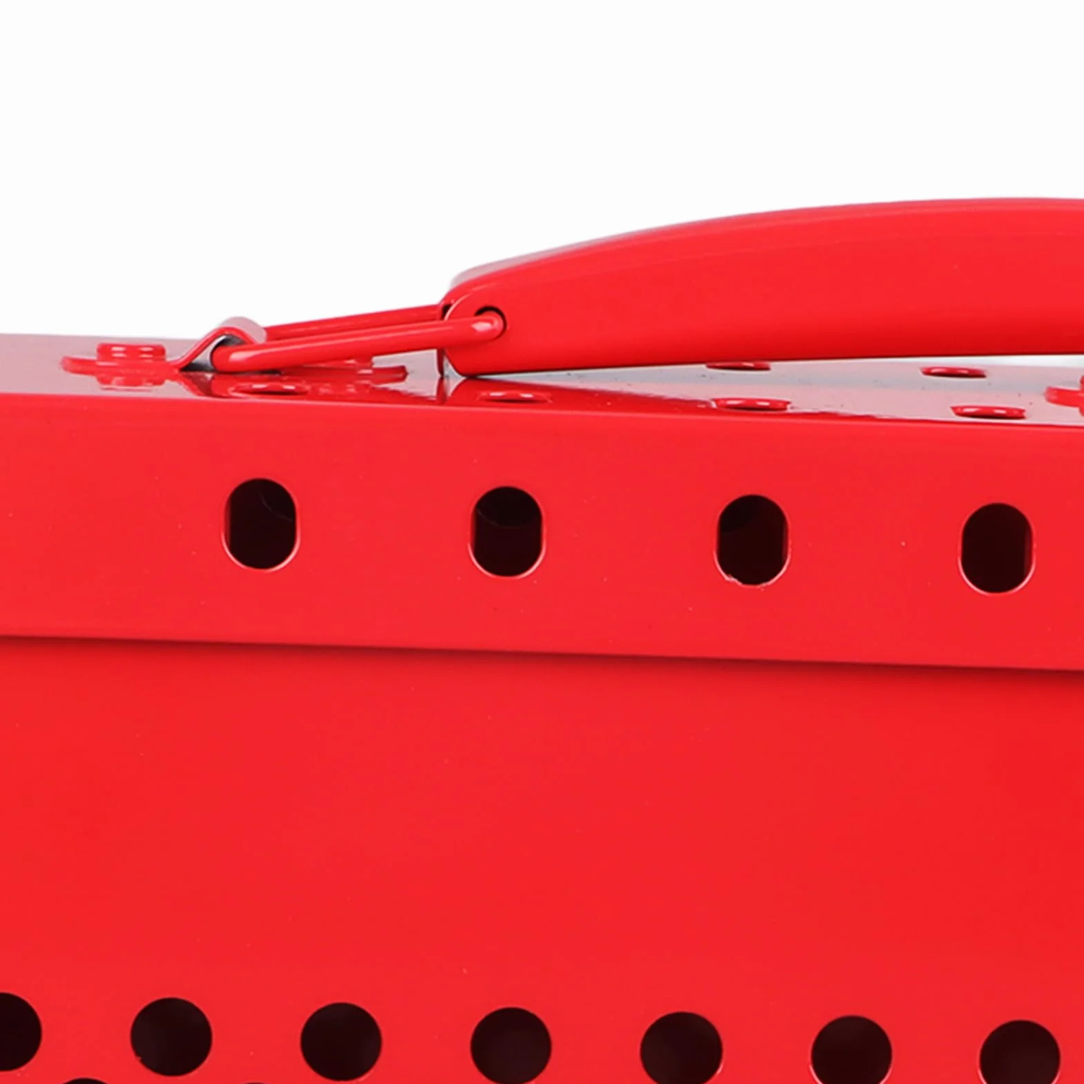 498A Red Lockout Tagout Box, Wytrzymała Konstrukcja, pojemność 12 Kłódek, Wszechstronna Blokada Wyłącznika, Blokada Zaworu
