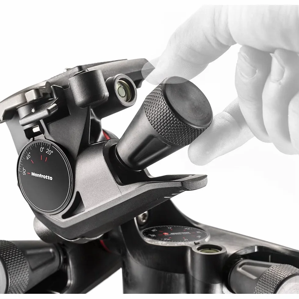 Manfrotto XPRO 3-Wege-Neiger Stativkopf 3-Achsen-Bewegung Kamera für Fotografie Video-Blogs