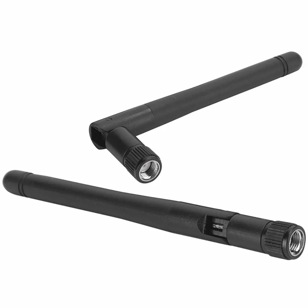 Annadue Przenośna antena WLAN 2,4G/5G 5dBi USB WiFi SMA 2 sztuki