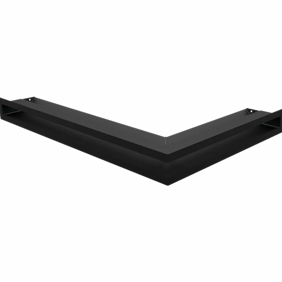 Kratka kominkowa Corner Air SF lewa czarna 60x40x6 - KRATKI