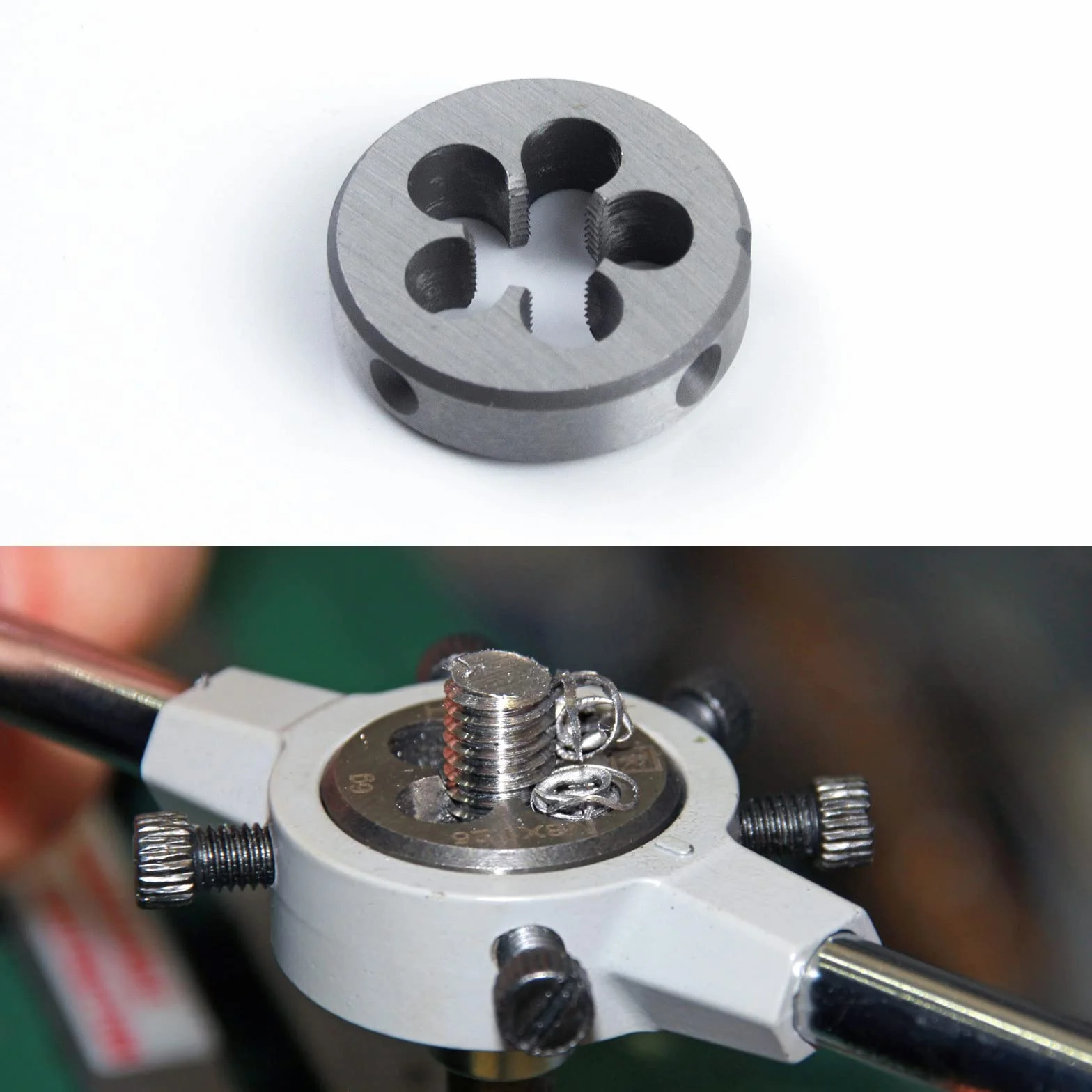M23X1,5 metryczna okrągła matryca, praworęczna matryca gwintu maszynowego M23 x 1,5 mm