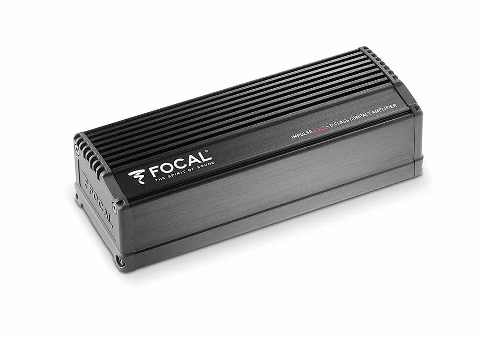 Focal Impuls 4.320 | 4-kanałowy wzmacniacz 4 x 55 W RMS przy 4 omach, klasa D, super mały