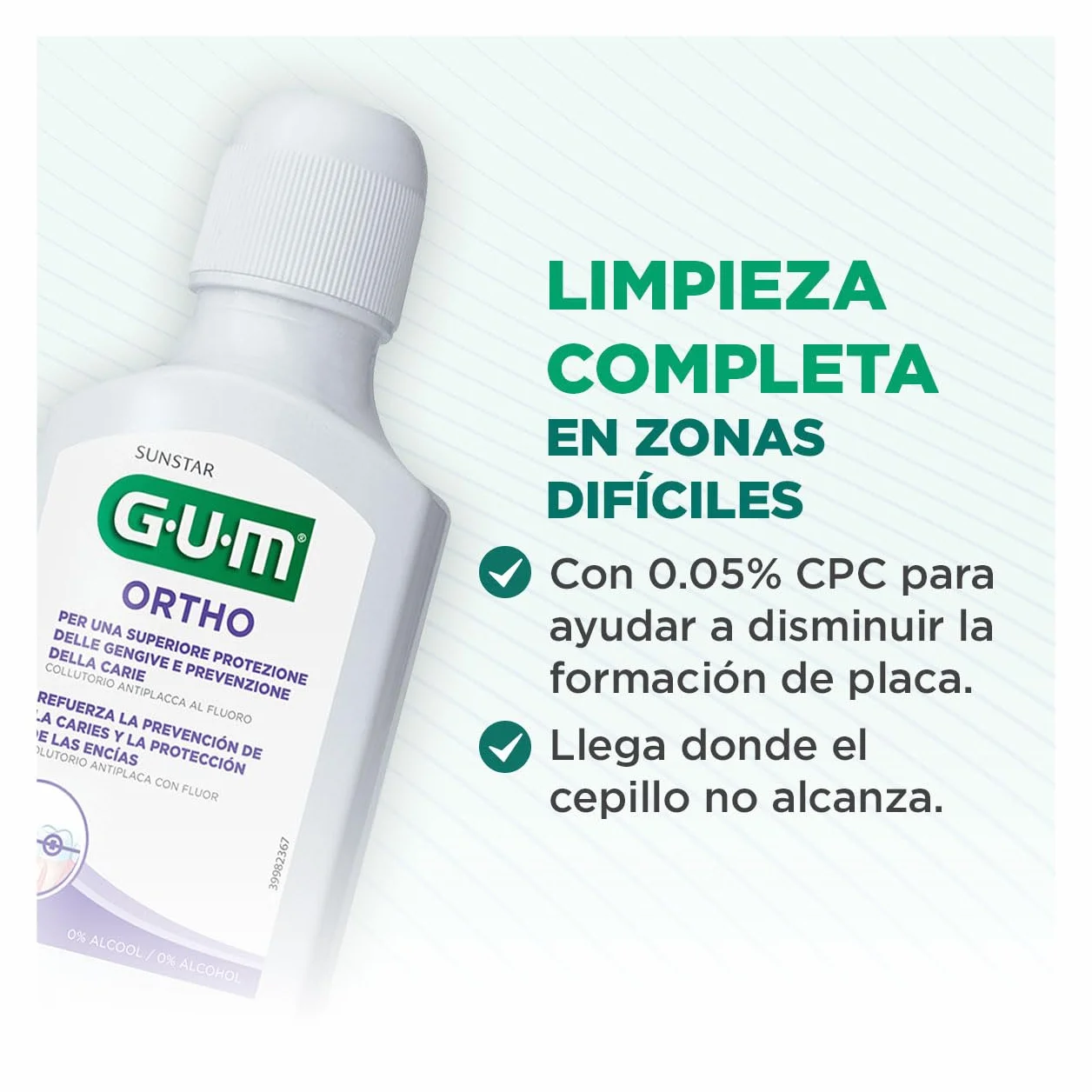 Gum Ortho Płyn do Płukania Ust, 300 ml