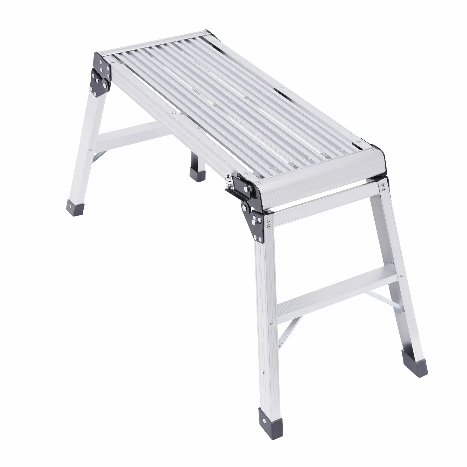 Aluminiowa platforma robocza, składany stół warsztatowy, nośność 150 kg, platforma bezpieczeństwa, rusztowanie robocze, drabinka do domu, biura, warsztatu i garażu
