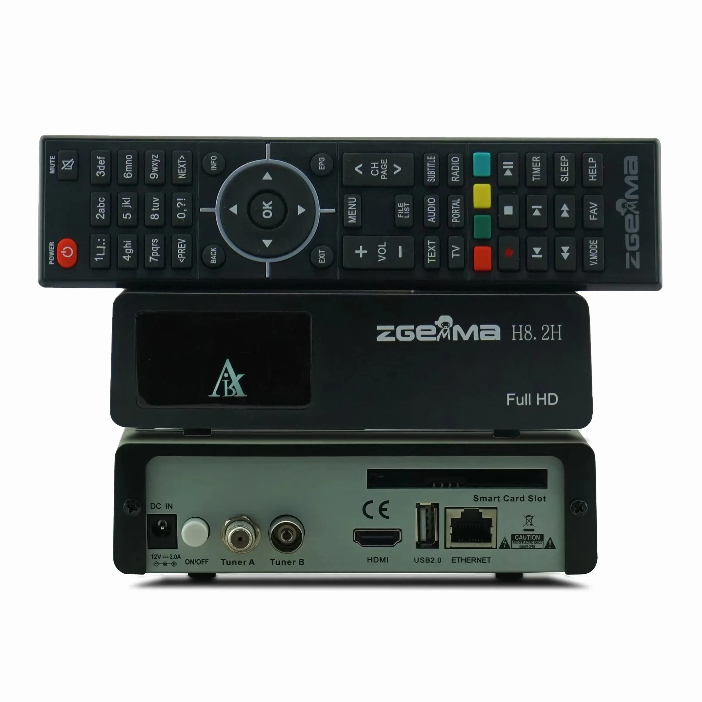 ZGEMMA H8.2H Linux E2 Combo DVB-T2/S2 odbiornik 1080P USB HDMI 512MB