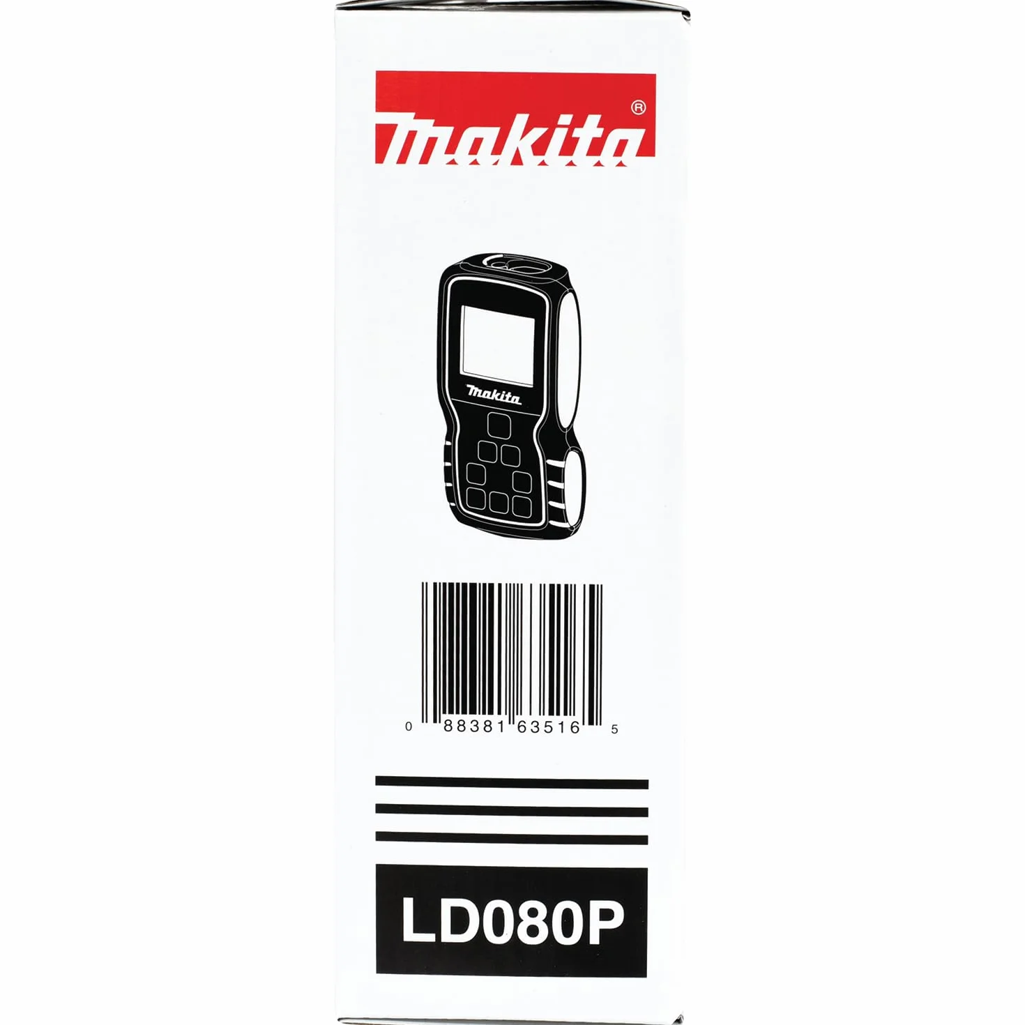 Makita LD080P laserowy pomiar odległości z bateriami AAA