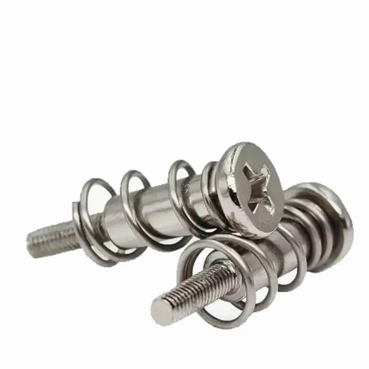 wkręty, Śruby wentylatora PC M2.5 M3 M4 Śruba sprężyny krzyżowej z niklowanego żelaza(M2.5x11mm)