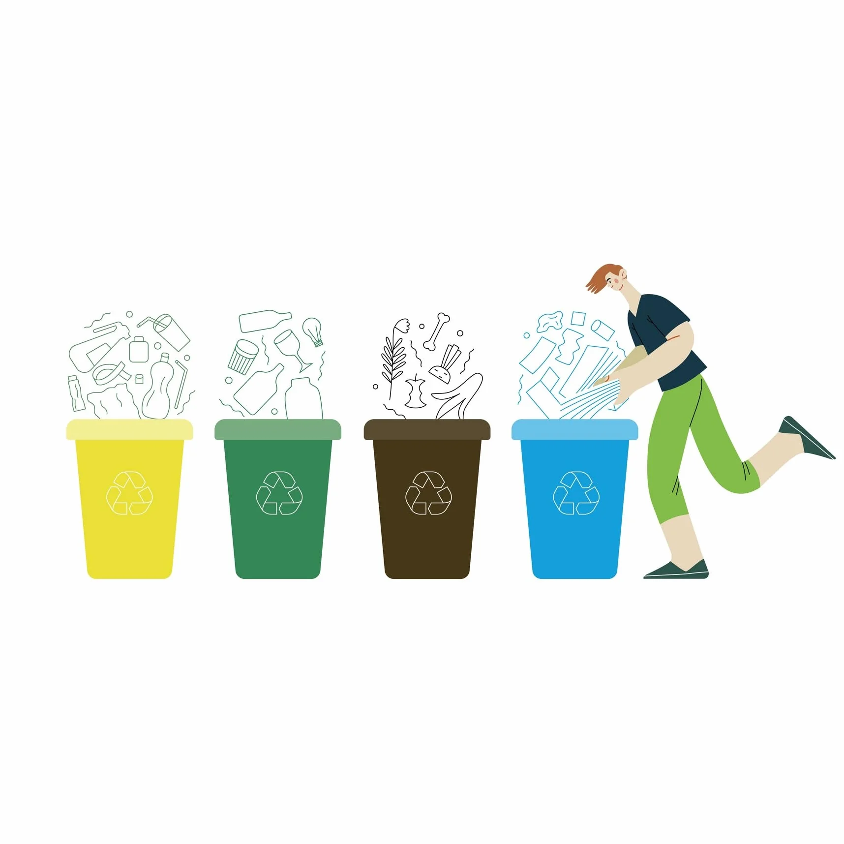D.RECT Worki na Śmieci 240L – 10 Sztuk – Wytrzymałe Czarne Worki na Odpady – Plastikowe Mocne Torby na Śmieci do Kosza