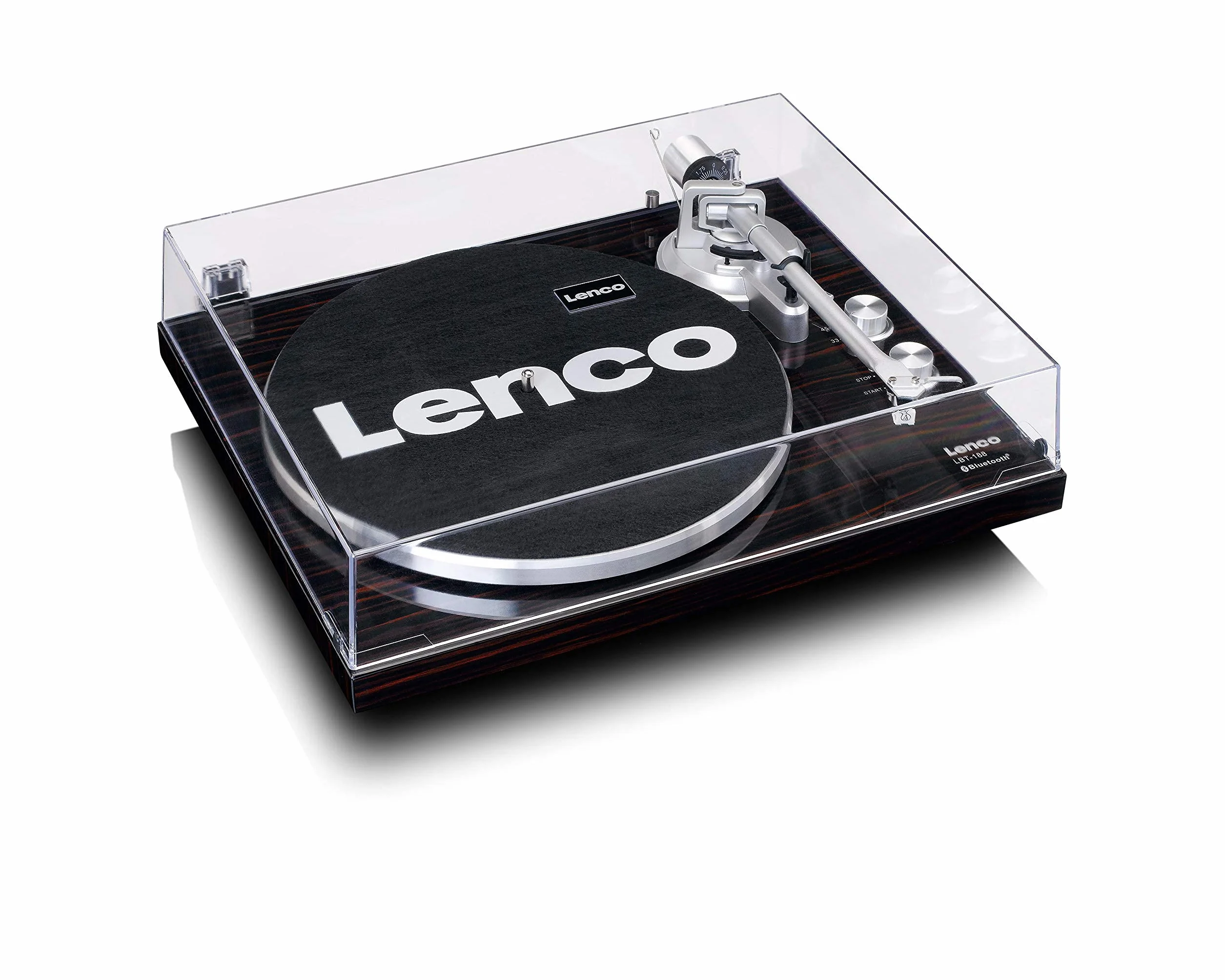 Lenco Lbt-188 Gramofon, Czarny, 41.5 x 36 x 12.5 cm