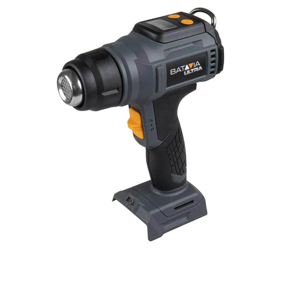 18 V akumulatorowy pistolet na gorące powietrze z cyfrowym wyświetlaczem LCD