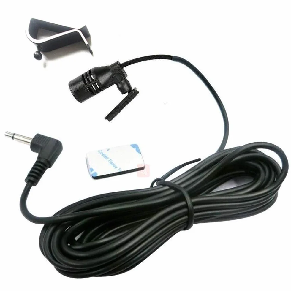 Mikrofon samochodowy zewnętrzny 3,5 mm kompatybilny z Boss Corehan Power Acoustik JVC Sony Jensen Alpine