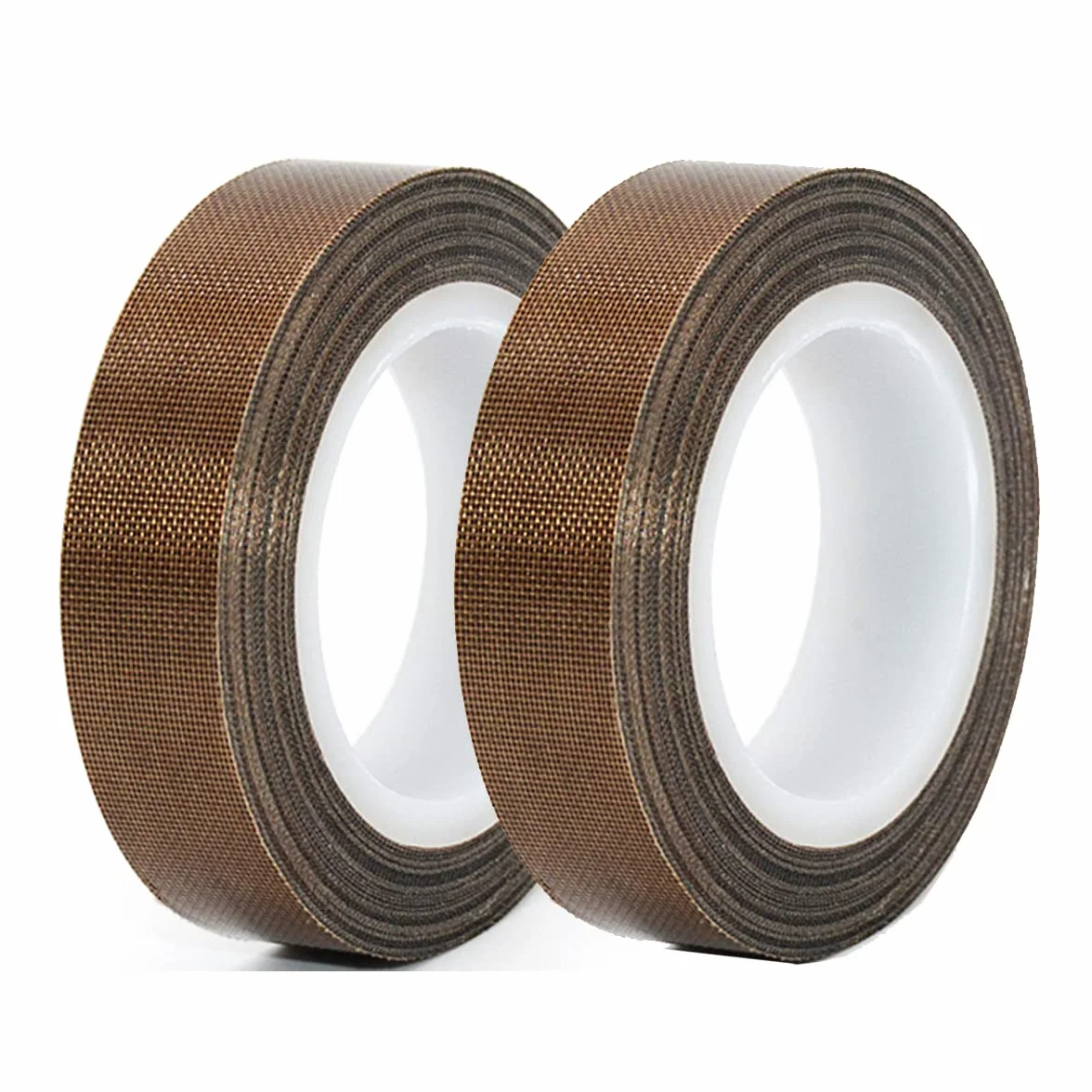 Qrity 2 rolki taśmy wysokotemperaturowej 10 mm x 10 m, taśma PTFE, klej wysokotemperaturowy, do zgrzewarek próżniowych i impulsowych, odporna na ciepło do 300℃