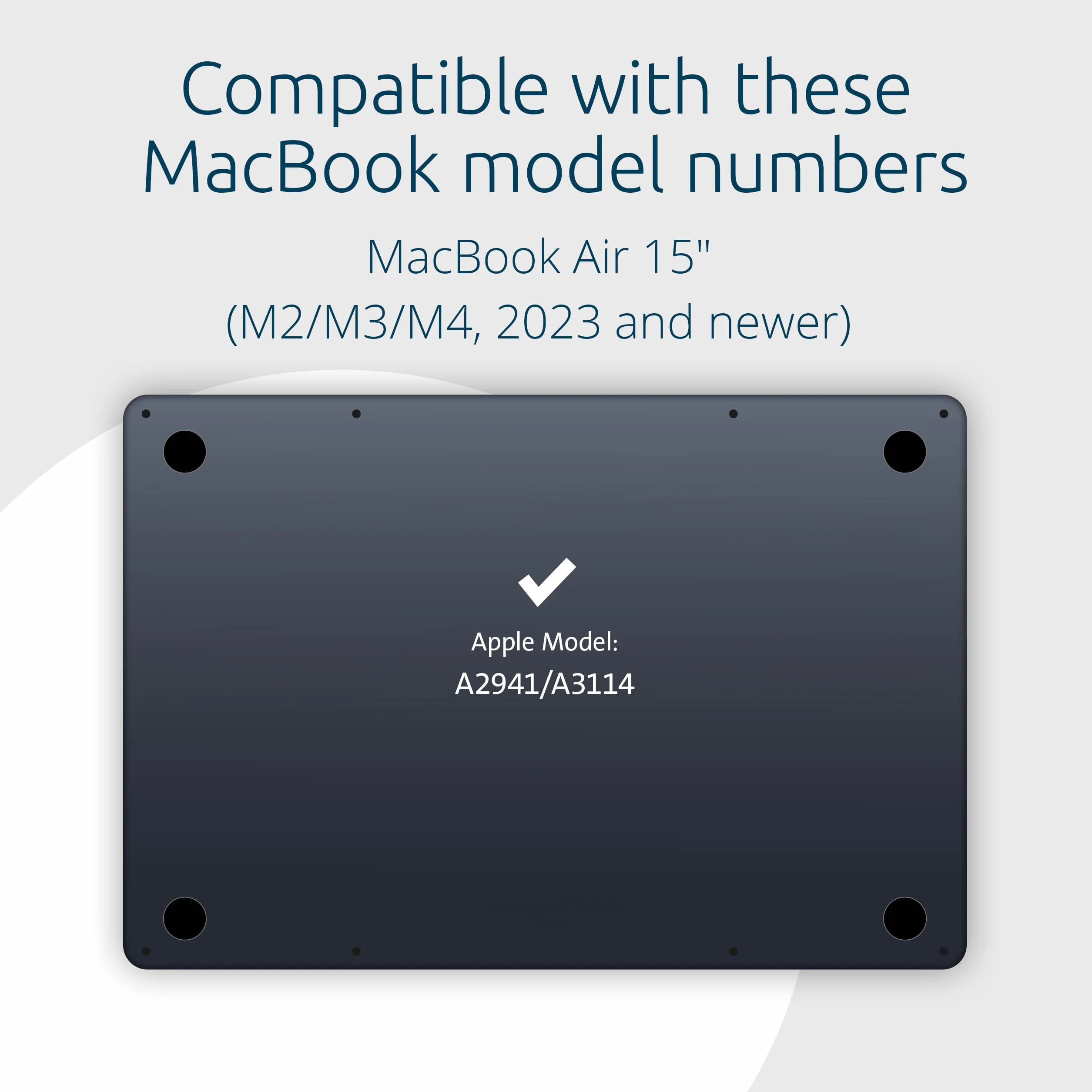 Kensington Magnetyczny Filtr Prywatyzujący MagPro Elite do MacBooka Air 15" (M2, 2023), Zdejmowana Osłona, Przeciwodblaskowa, Redukuje Niebieskie Światło, Dedykowany dla MacBooka Air 15" (K58306WW)
